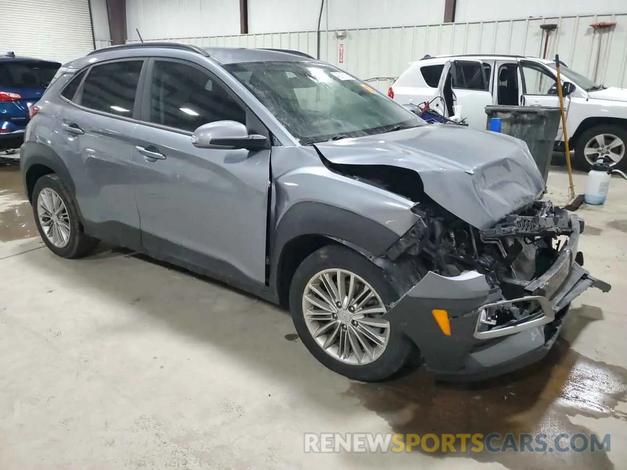 4 fotografías del automóvil dañado KM8K2CAA2MU708630 HYUNDAI KONA 2021