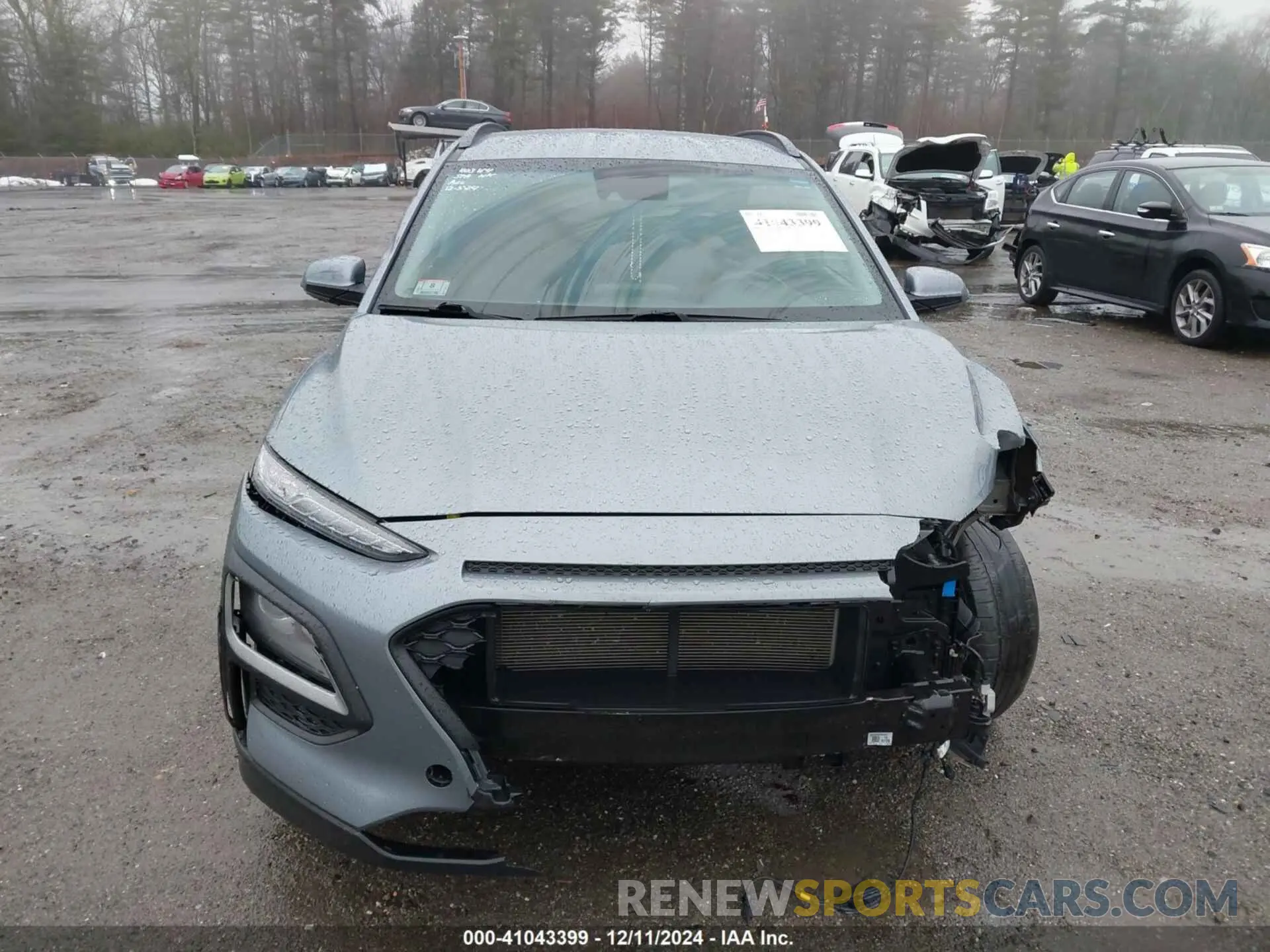 12 fotografías del automóvil dañado KM8K2CAA4MU721167 HYUNDAI KONA 2021