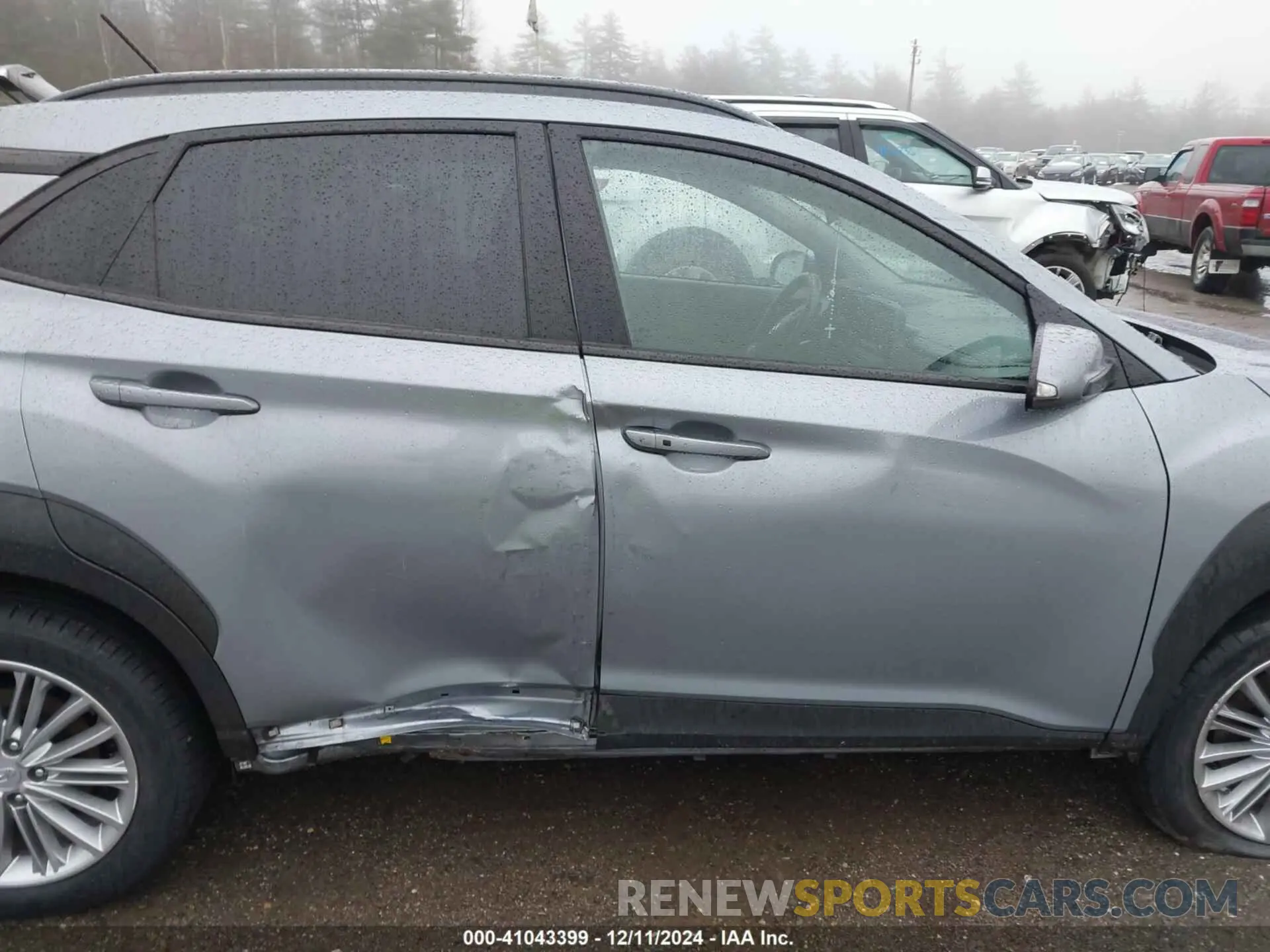 13 fotografías del automóvil dañado KM8K2CAA4MU721167 HYUNDAI KONA 2021