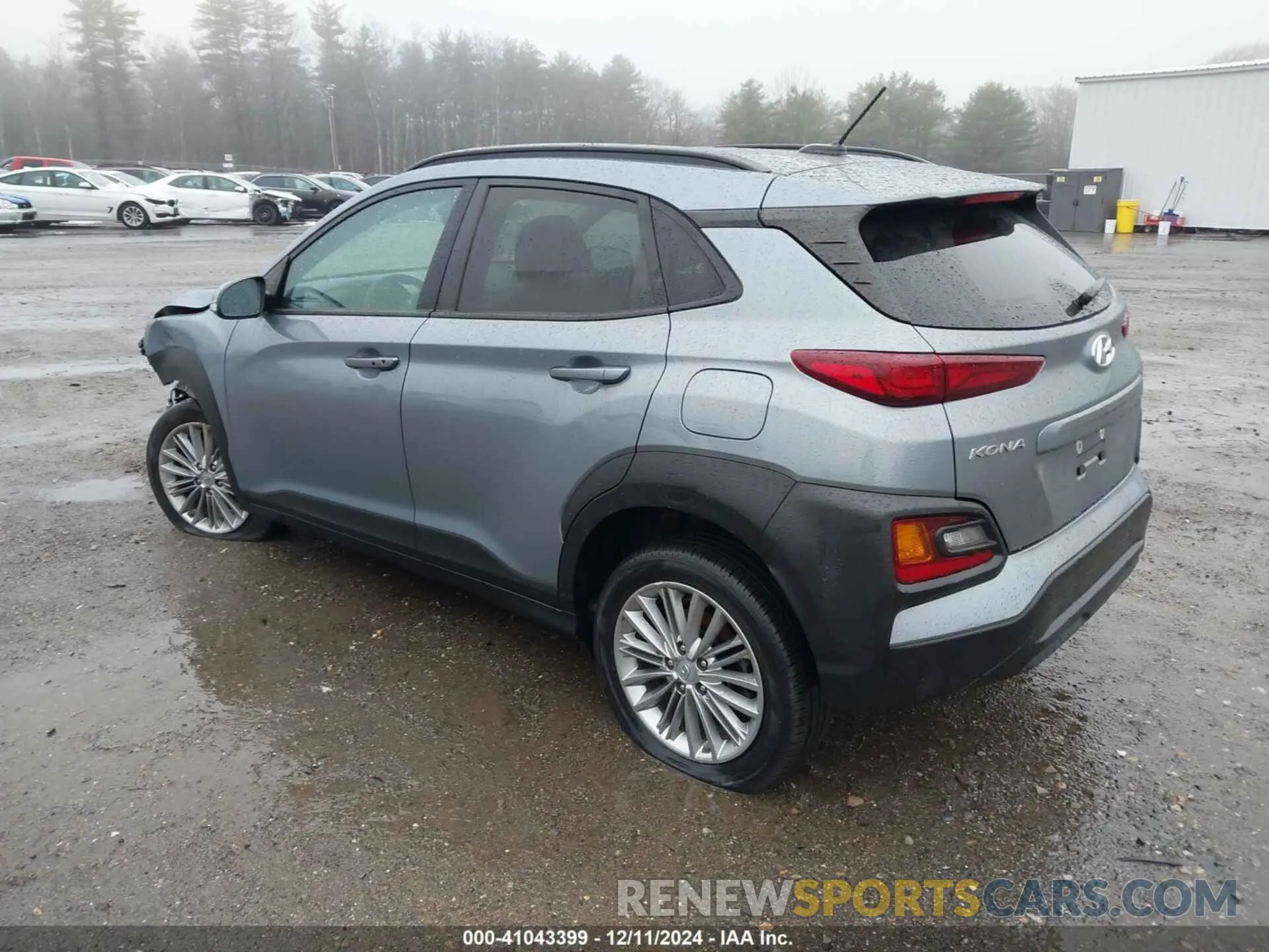 3 fotografías del automóvil dañado KM8K2CAA4MU721167 HYUNDAI KONA 2021