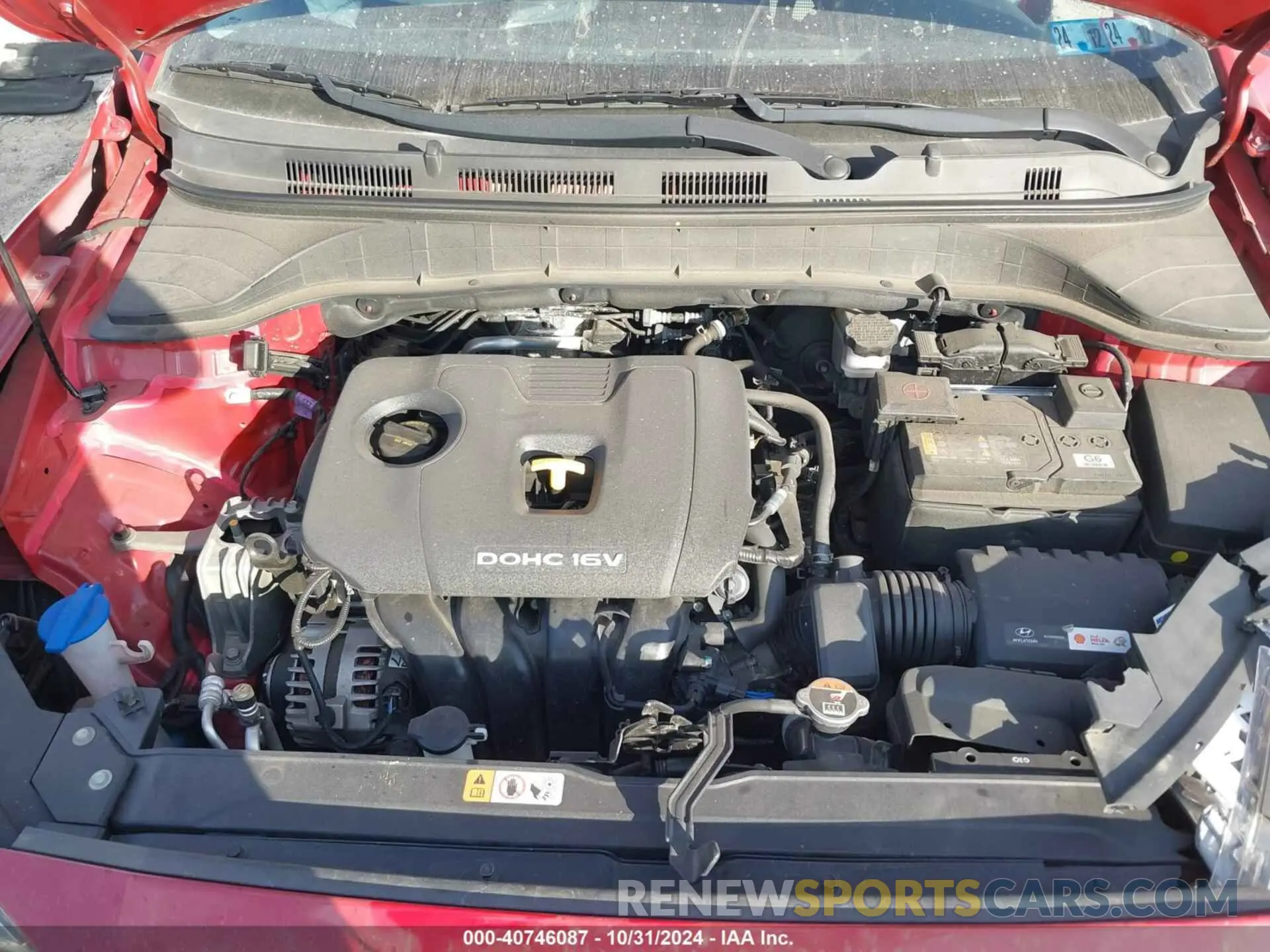 10 fotografías del automóvil dañado KM8K2CAA5MU708332 HYUNDAI KONA 2021