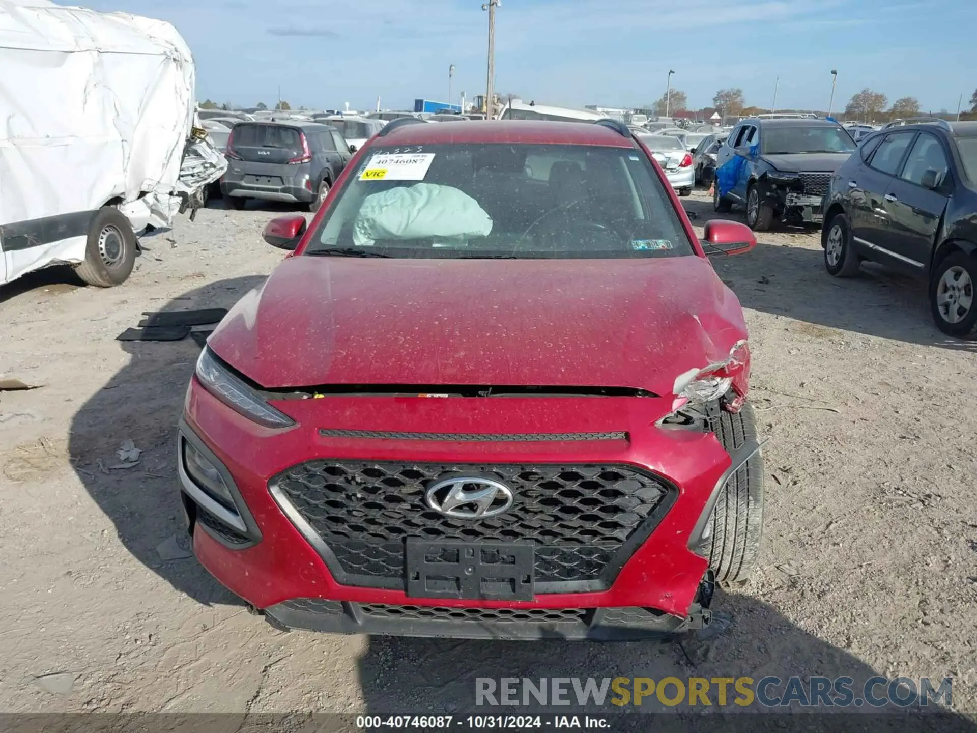 12 fotografías del automóvil dañado KM8K2CAA5MU708332 HYUNDAI KONA 2021