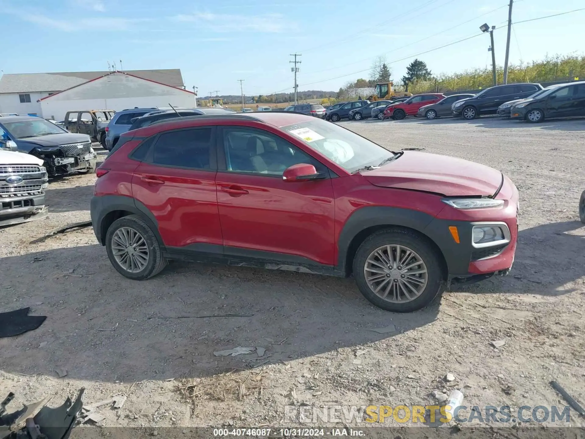 13 fotografías del automóvil dañado KM8K2CAA5MU708332 HYUNDAI KONA 2021