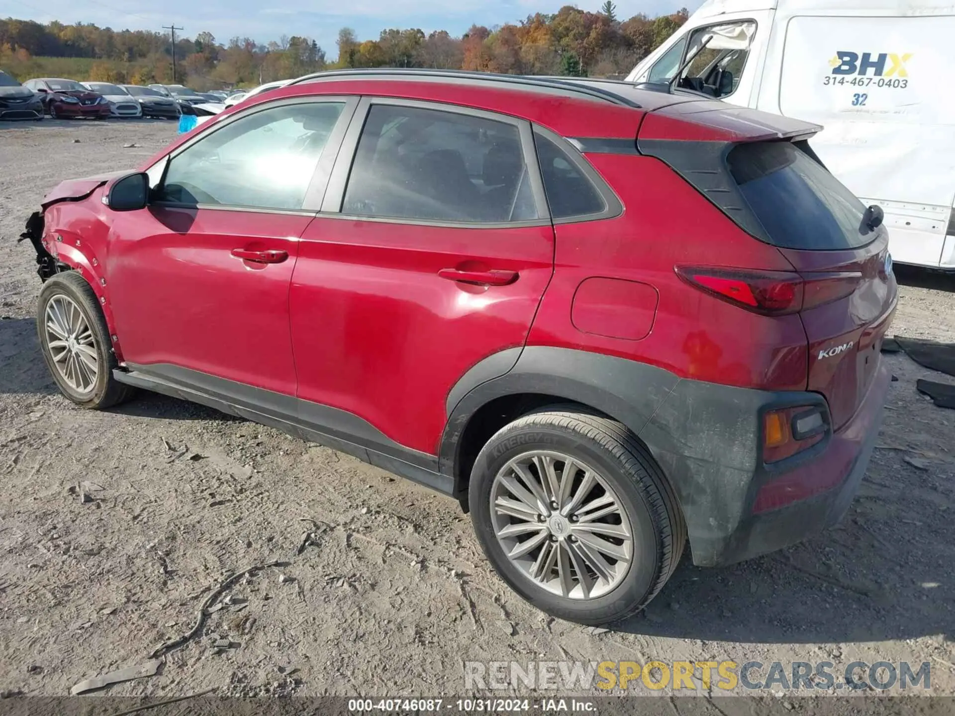 3 fotografías del automóvil dañado KM8K2CAA5MU708332 HYUNDAI KONA 2021