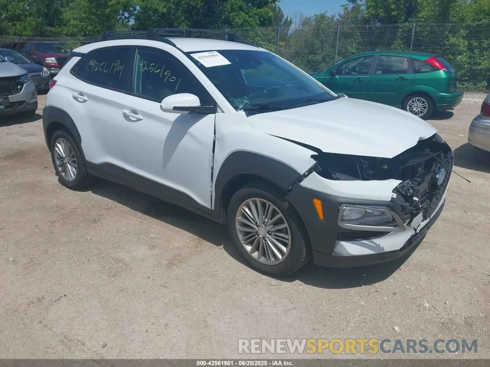 1 fotografías del automóvil dañado KM8K2CAA6MU602407 HYUNDAI KONA 2021