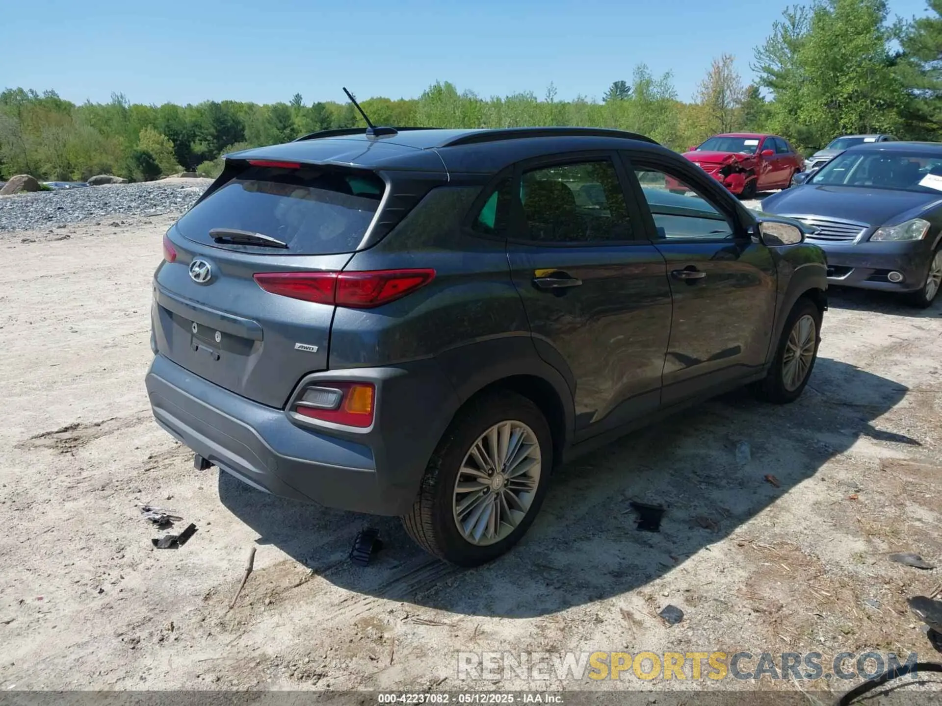 4 fotografías del automóvil dañado KM8K2CAA7MU609558 HYUNDAI KONA 2021