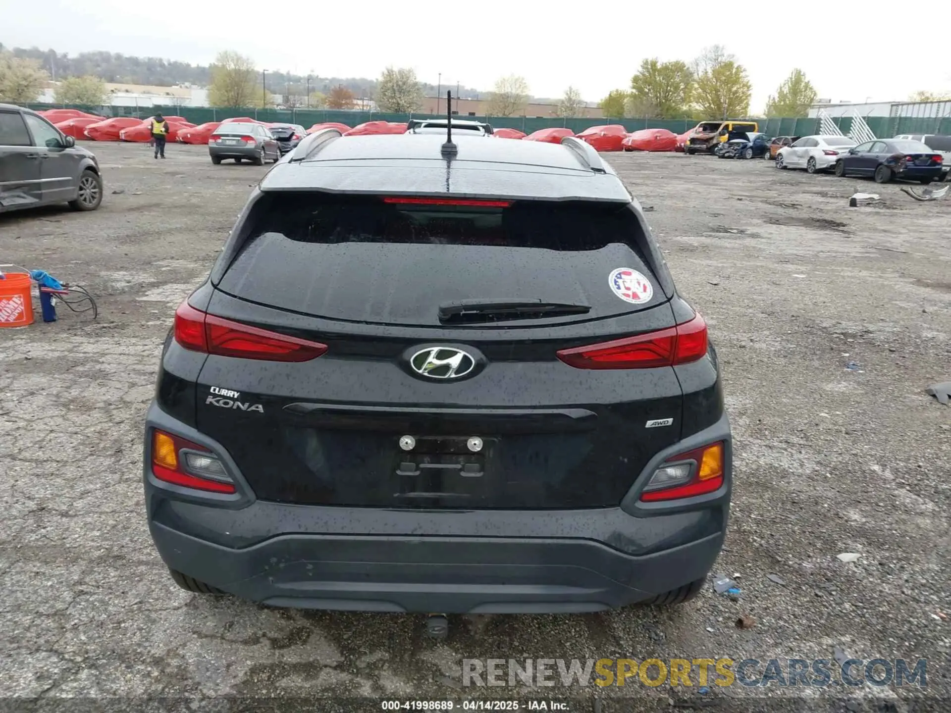 15 fotografías del automóvil dañado KM8K2CAA8MU614249 HYUNDAI KONA 2021
