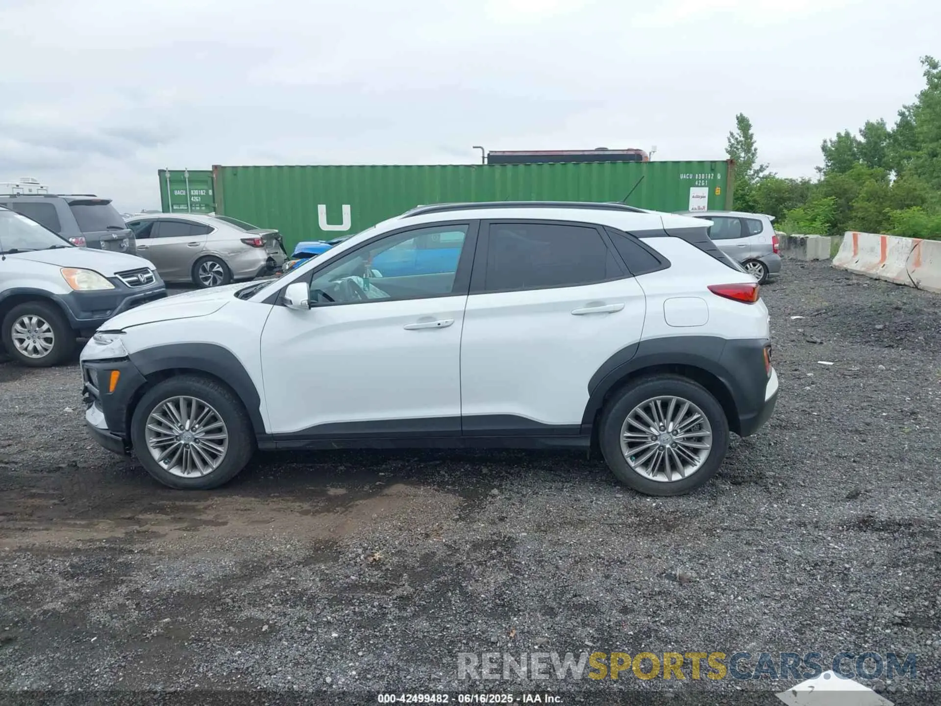 14 fotografías del automóvil dañado KM8K2CAA8MU677481 HYUNDAI KONA 2021