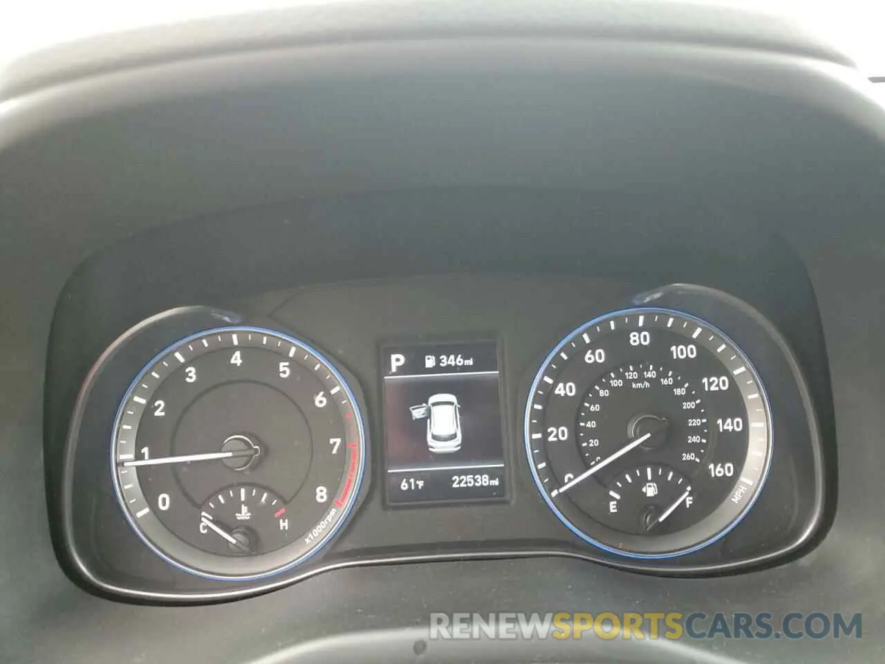 9 fotografías del automóvil dañado KM8K2CAA9MU605155 HYUNDAI KONA 2021