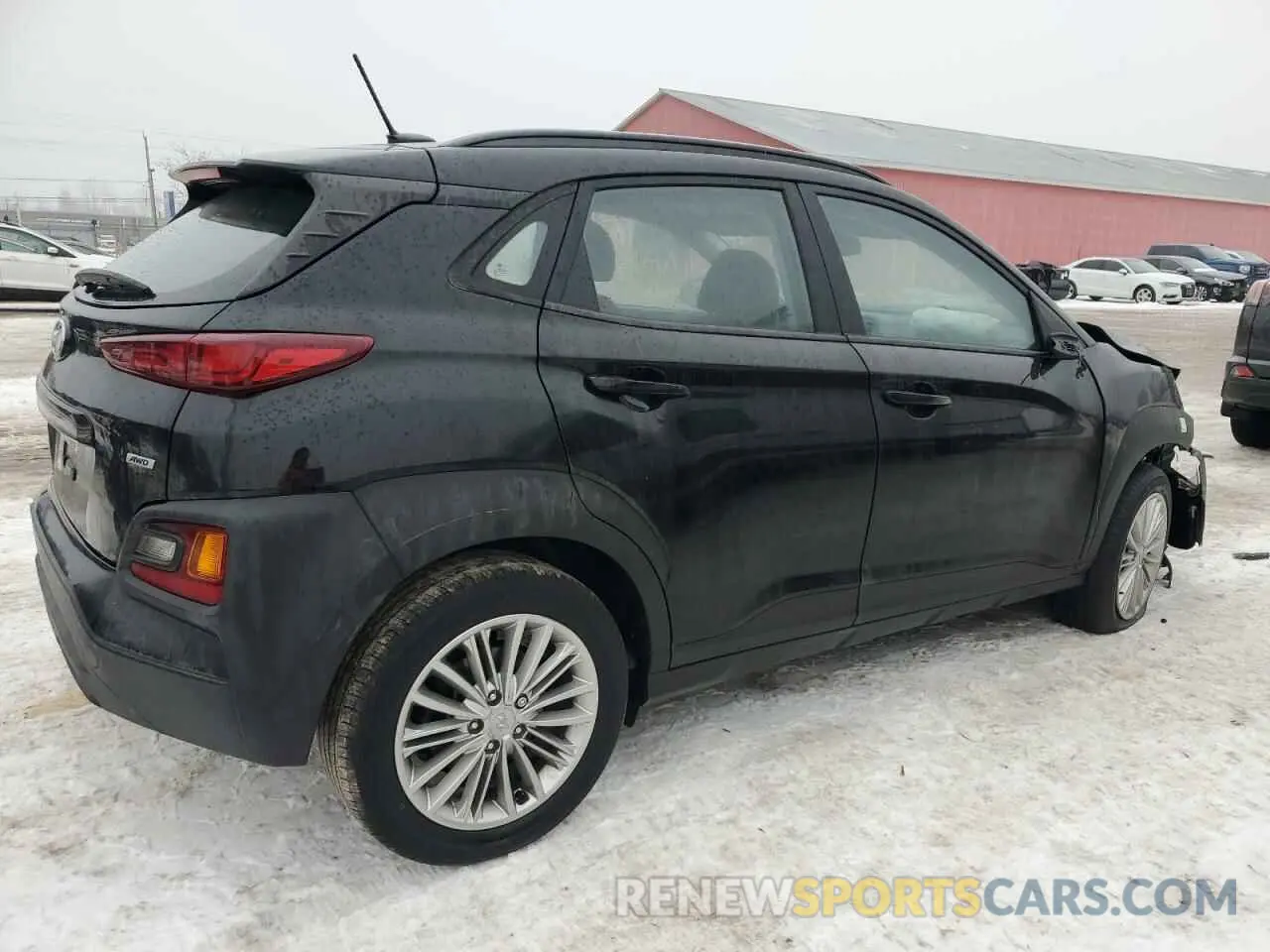 3 fotografías del automóvil dañado KM8K2CAA9MU749515 HYUNDAI KONA 2021