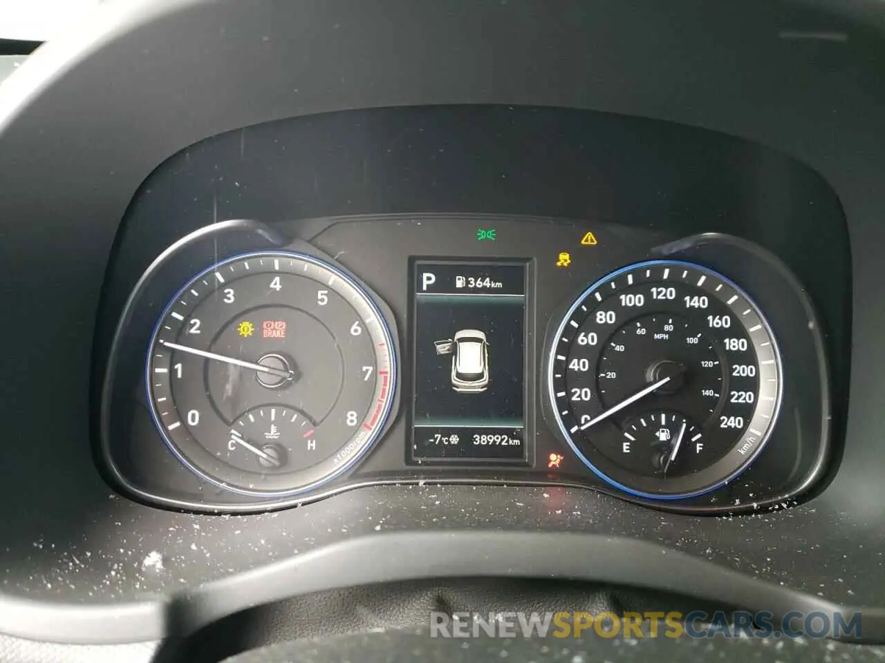 9 fotografías del automóvil dañado KM8K2CAA9MU749515 HYUNDAI KONA 2021