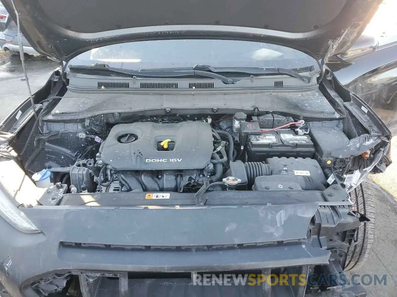 11 fotografías del automóvil dañado KM8K2CAAXMU607349 HYUNDAI KONA 2021