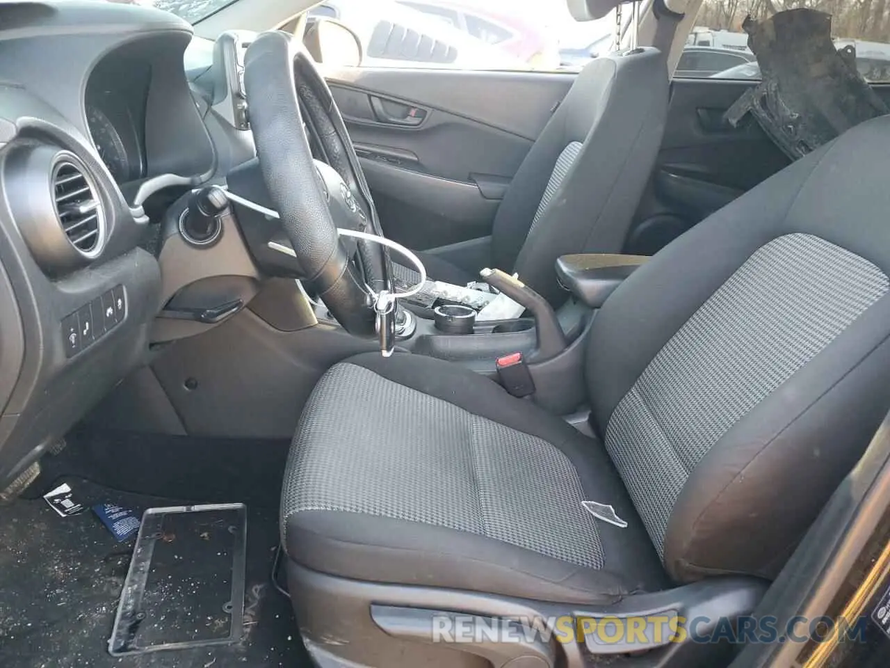 7 fotografías del automóvil dañado KM8K2CAAXMU607349 HYUNDAI KONA 2021