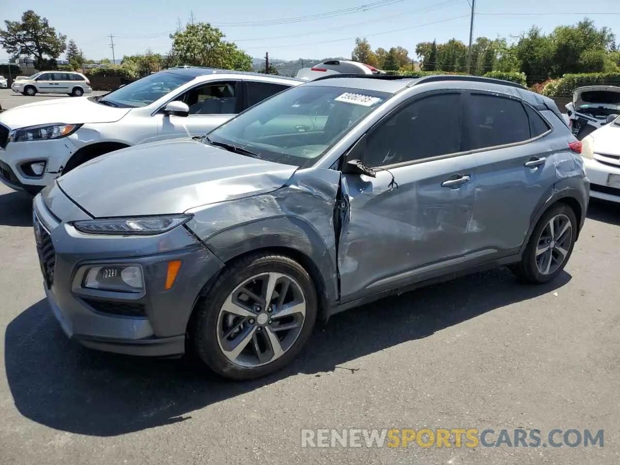1 fotografías del automóvil dañado KM8K33A50MU618246 HYUNDAI KONA 2021