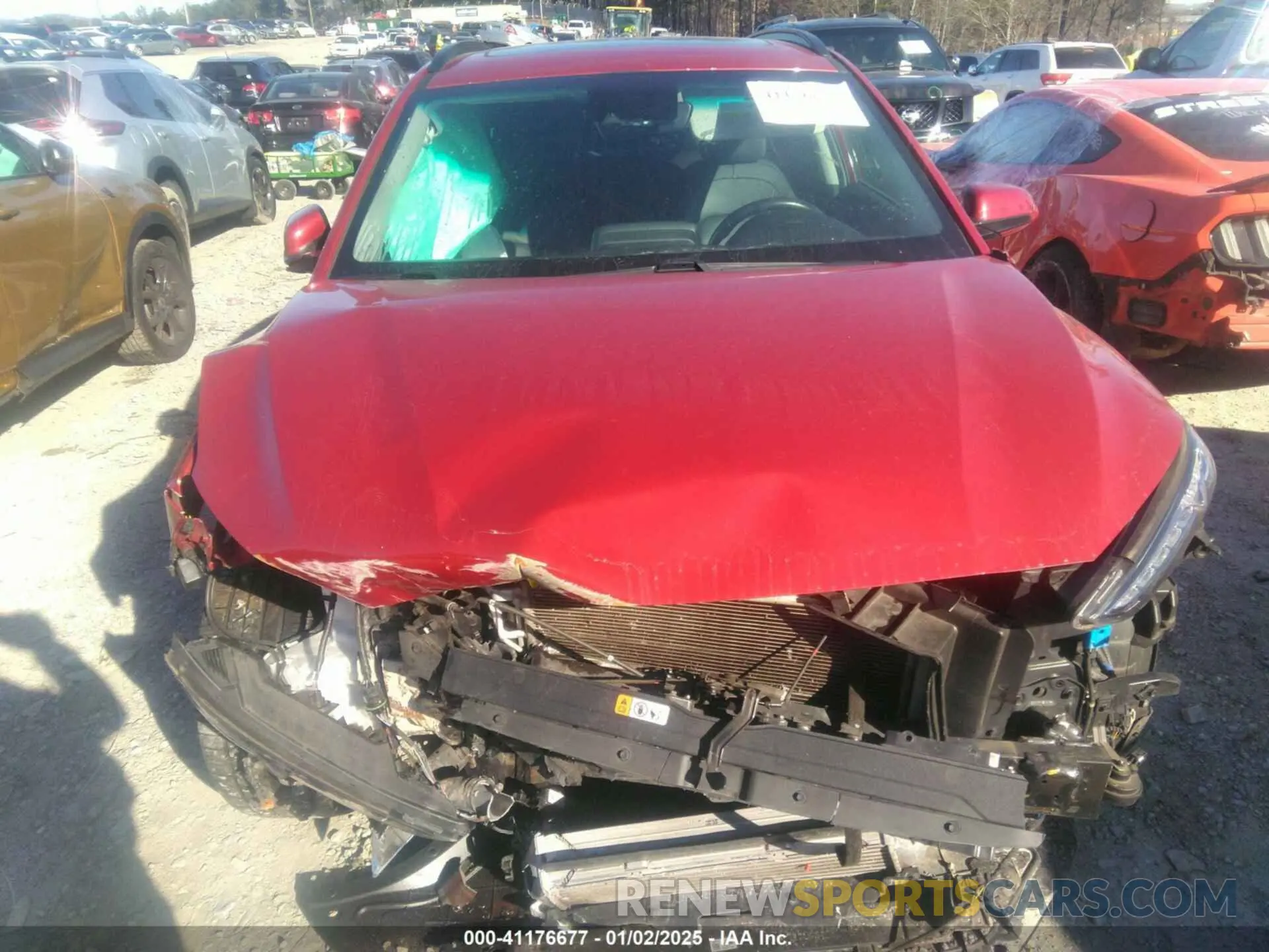 12 fotografías del automóvil dañado KM8K33A55MU661495 HYUNDAI KONA 2021