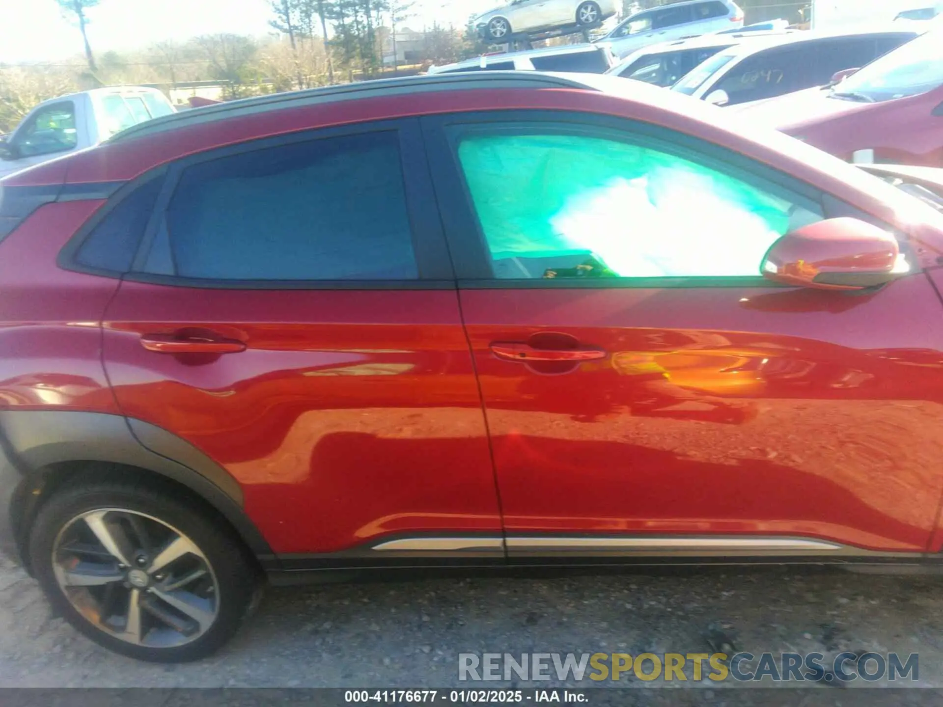 13 fotografías del automóvil dañado KM8K33A55MU661495 HYUNDAI KONA 2021