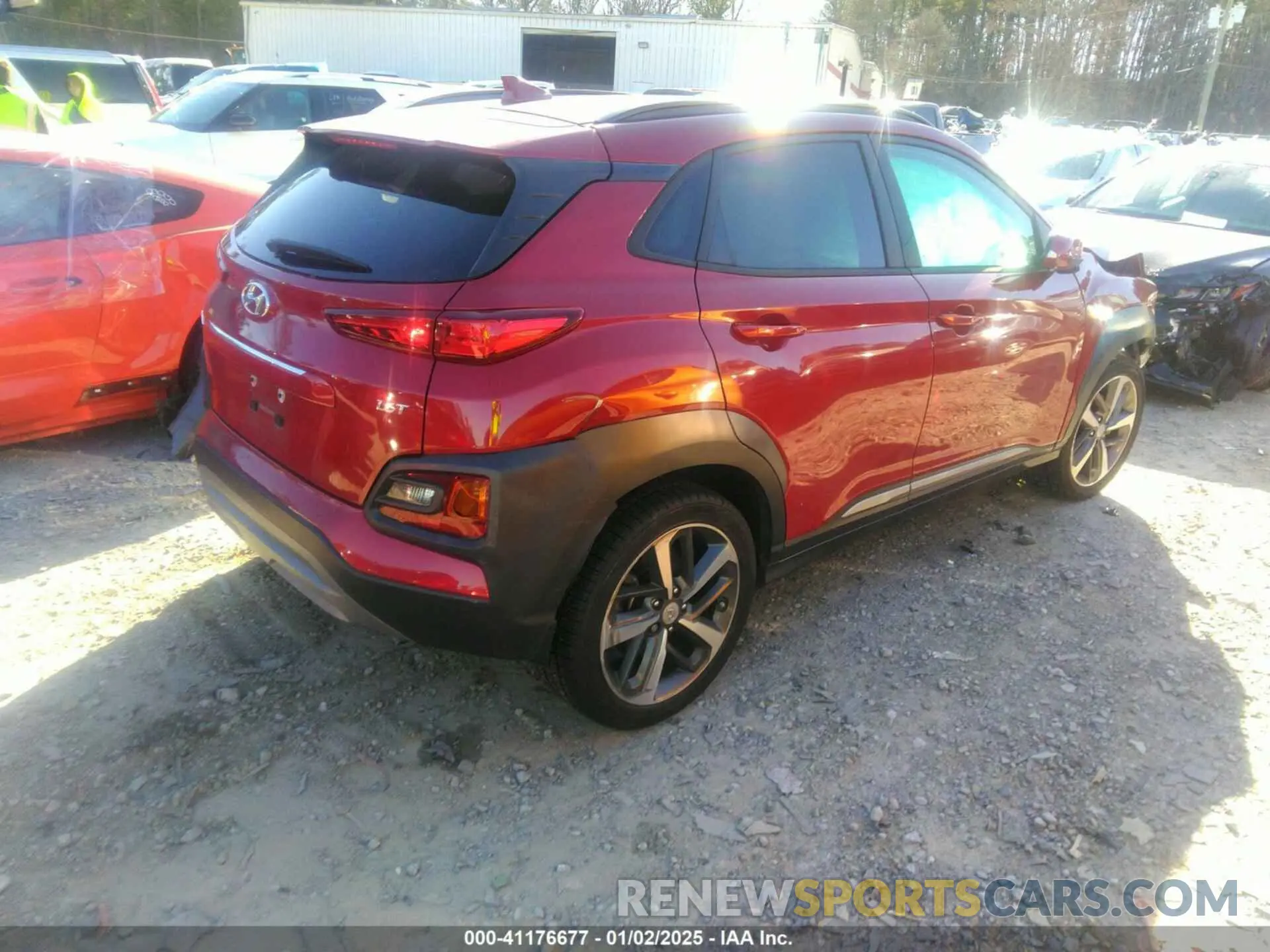 4 fotografías del automóvil dañado KM8K33A55MU661495 HYUNDAI KONA 2021