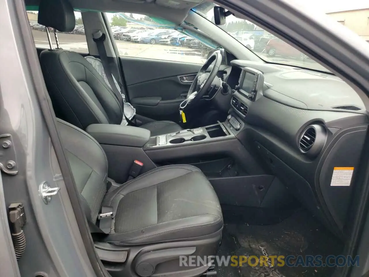7 fotografías del automóvil dañado KM8K33AG1MU123037 HYUNDAI KONA 2021