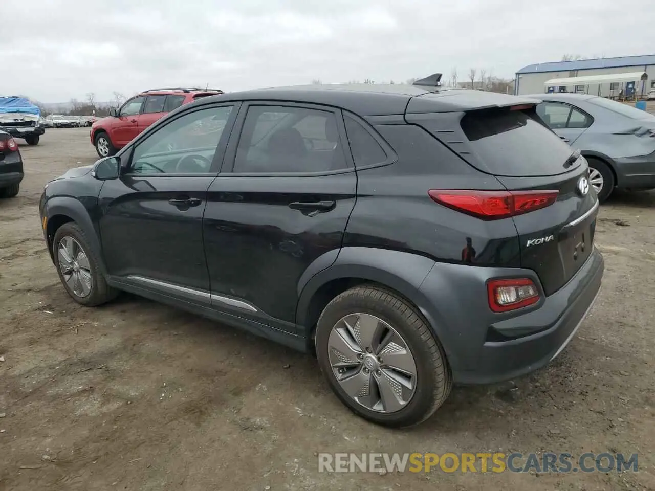 2 fotografías del automóvil dañado KM8K33AG5MU121176 HYUNDAI KONA 2021