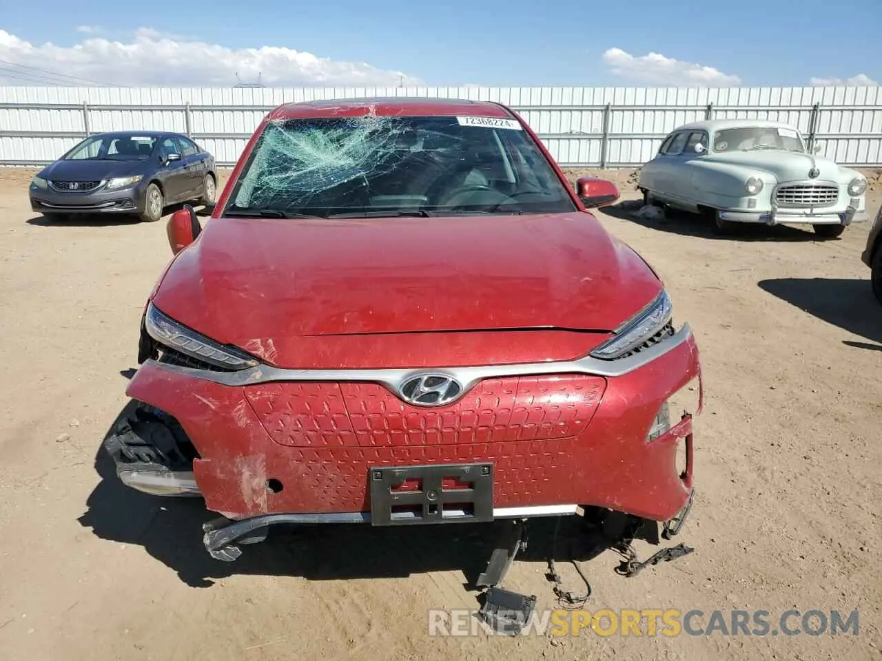 5 fotografías del automóvil dañado KM8K33AGXMU123814 HYUNDAI KONA 2021