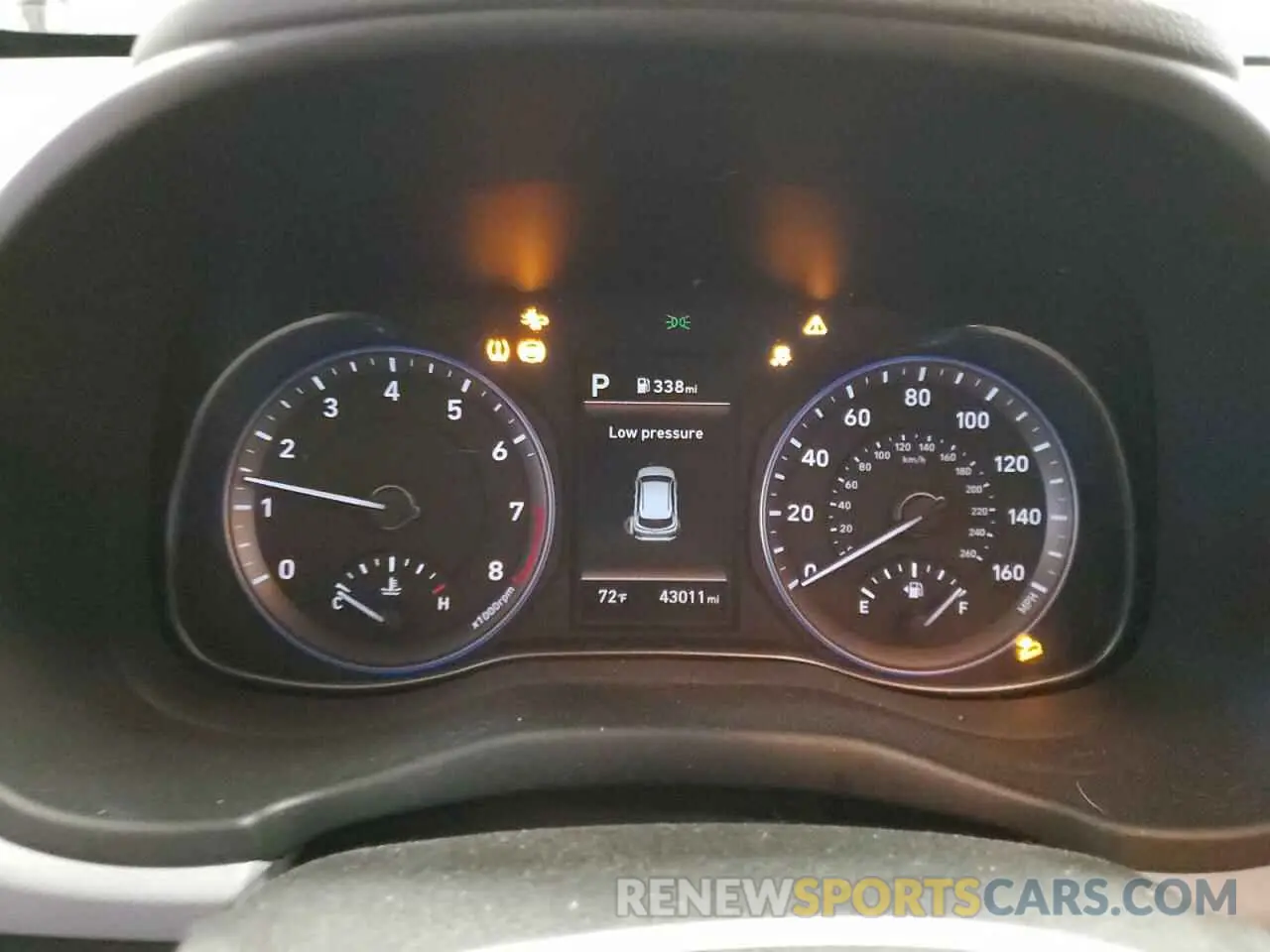 9 fotografías del automóvil dañado KM8K3CA50MU612642 HYUNDAI KONA 2021