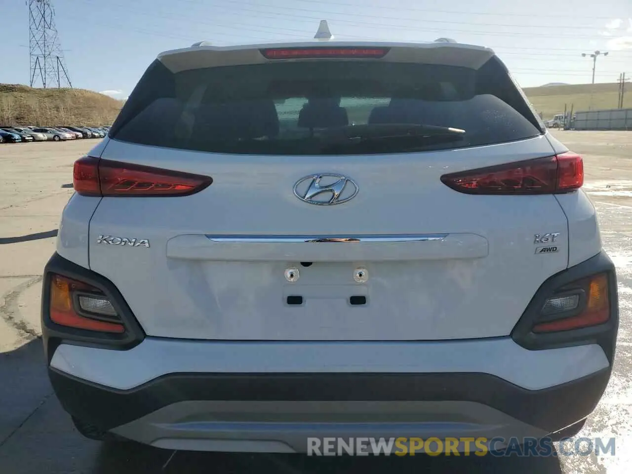 6 fotografías del automóvil dañado KM8K3CA51MU630521 HYUNDAI KONA 2021