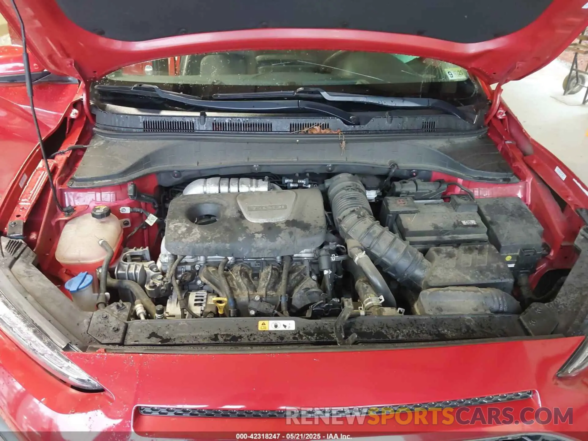 10 fotografías del automóvil dañado KM8K3CA51MU671506 HYUNDAI KONA 2021