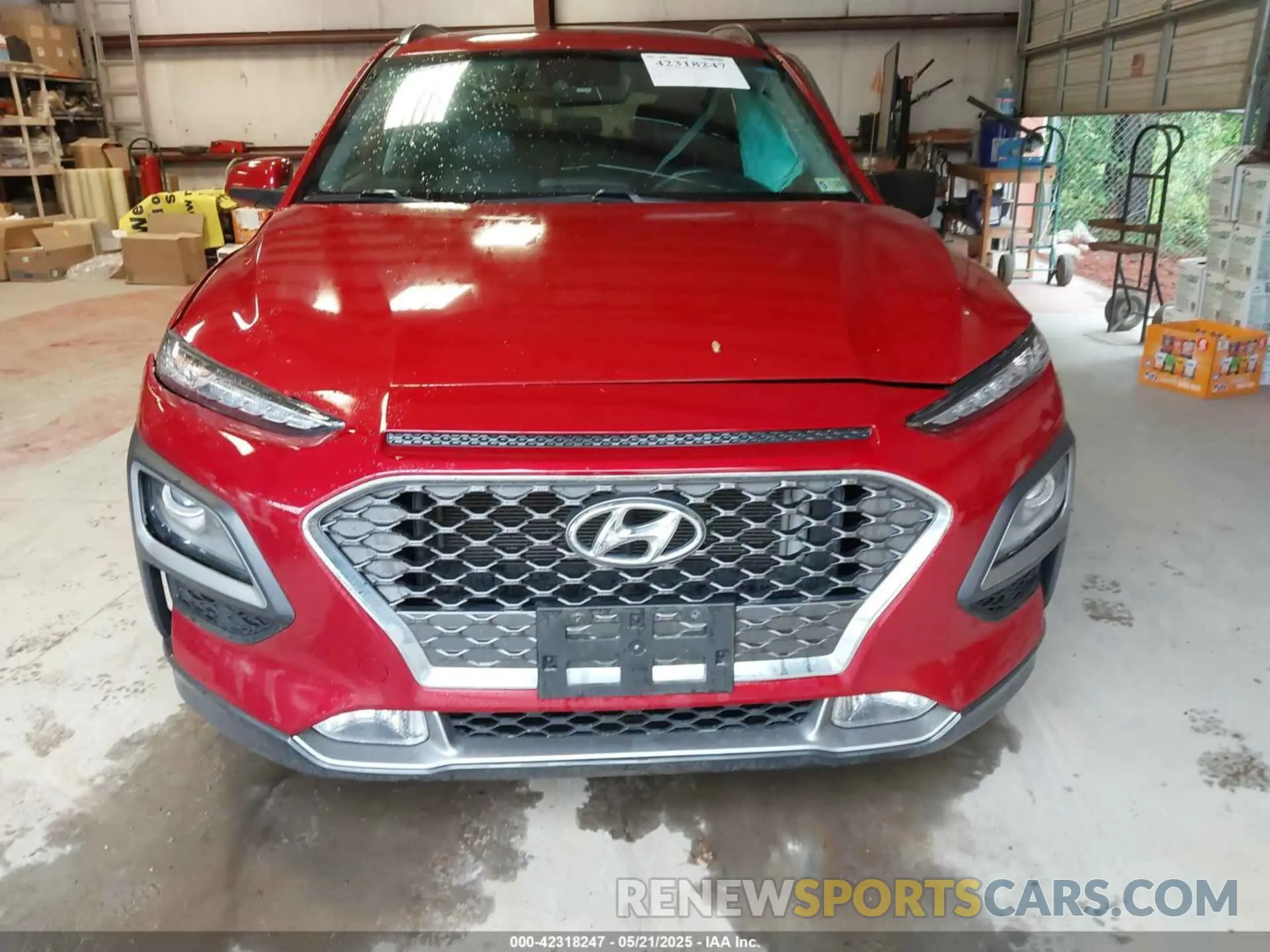 12 fotografías del automóvil dañado KM8K3CA51MU671506 HYUNDAI KONA 2021