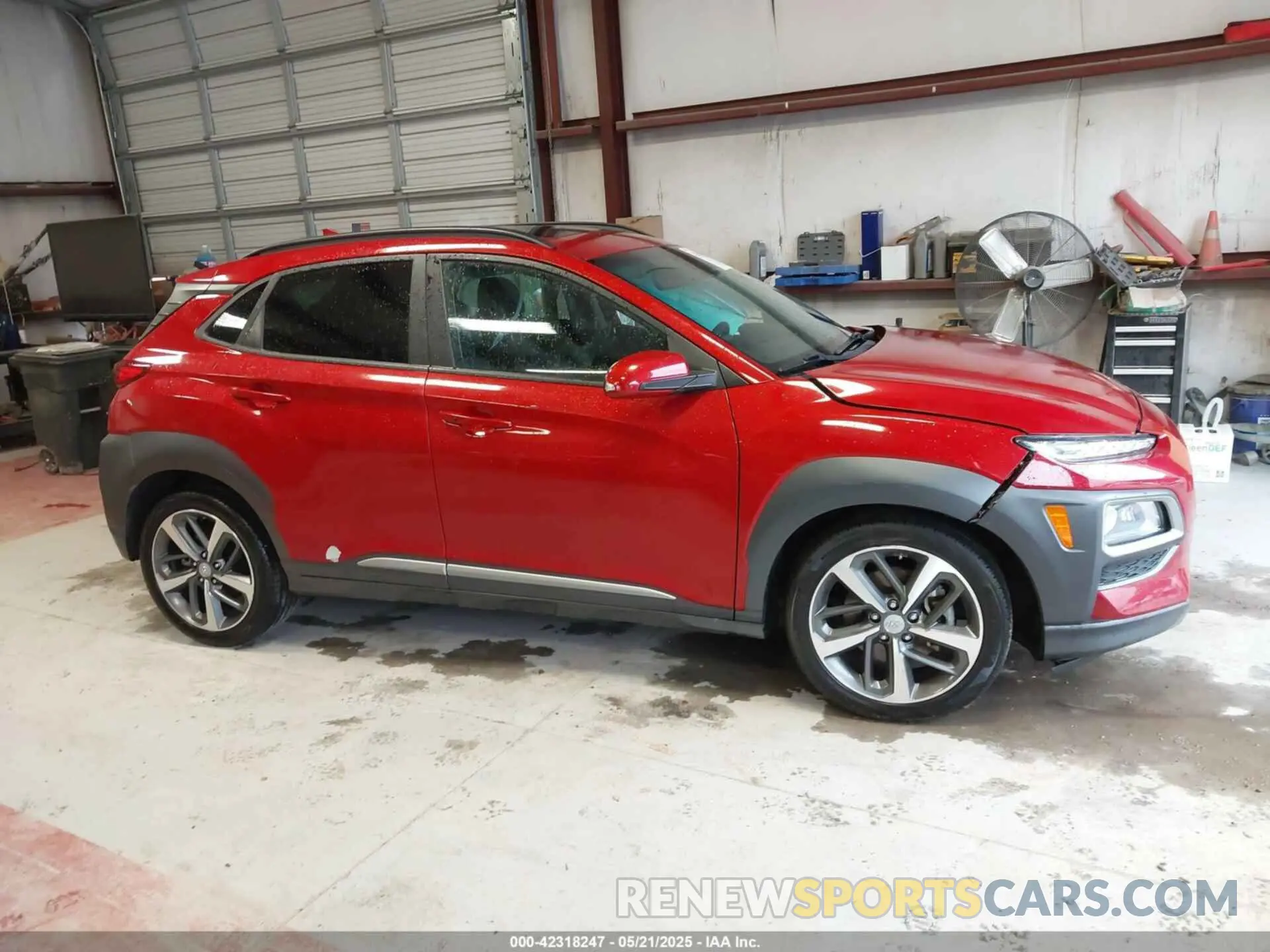 13 fotografías del automóvil dañado KM8K3CA51MU671506 HYUNDAI KONA 2021