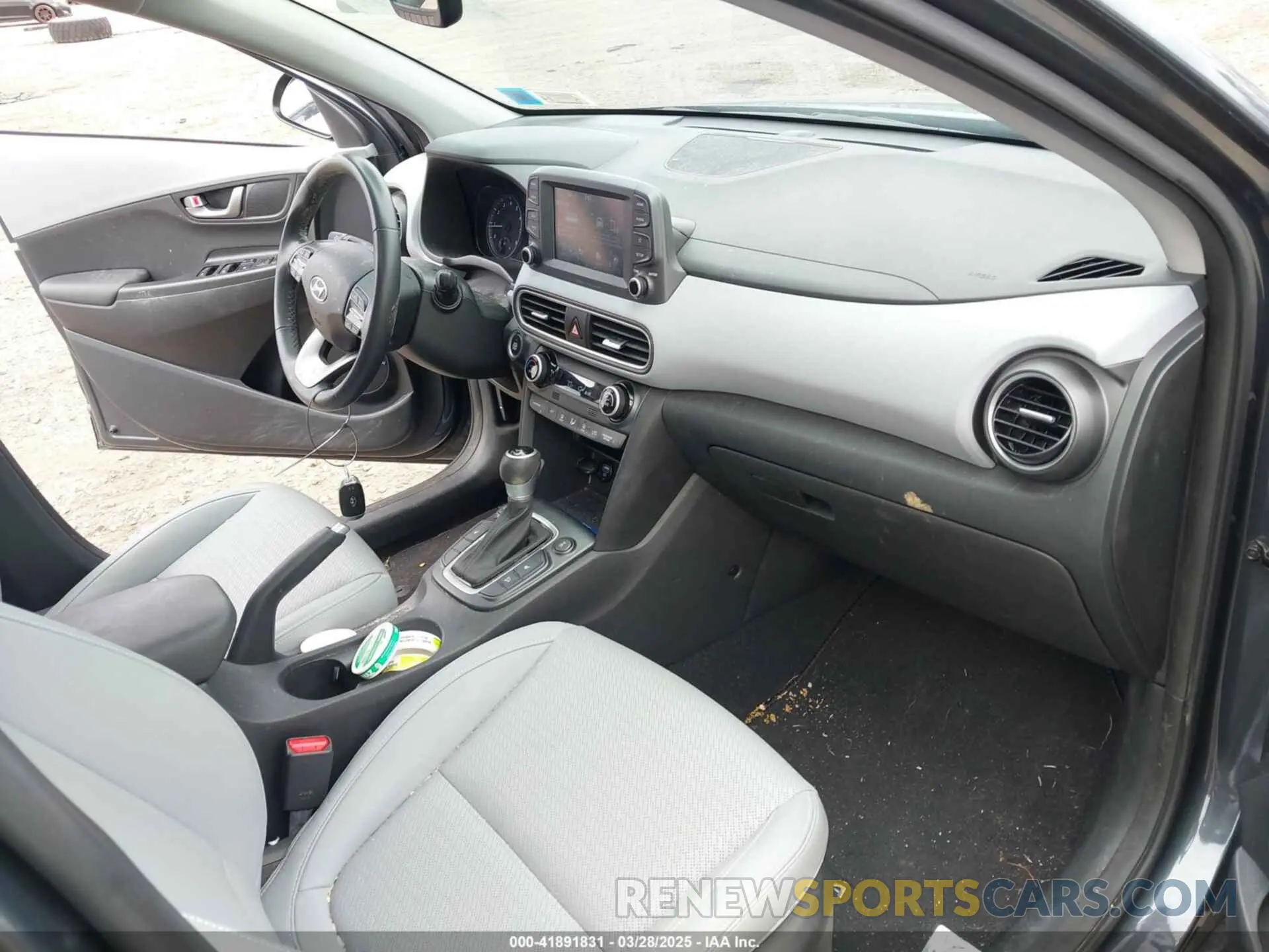 5 fotografías del automóvil dañado KM8K3CA51MU695241 HYUNDAI KONA 2021
