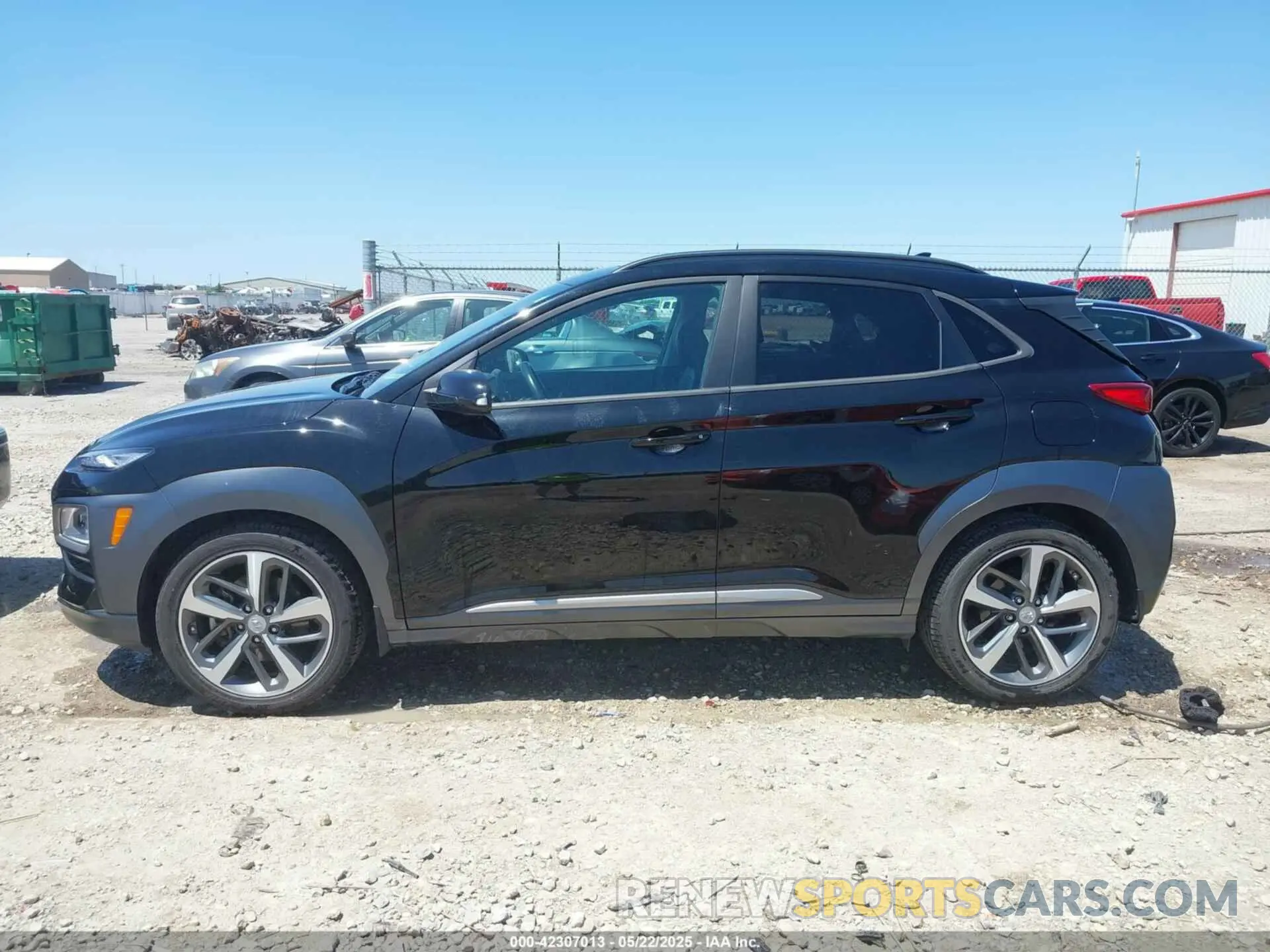 14 fotografías del automóvil dañado KM8K3CA52MU667416 HYUNDAI KONA 2021
