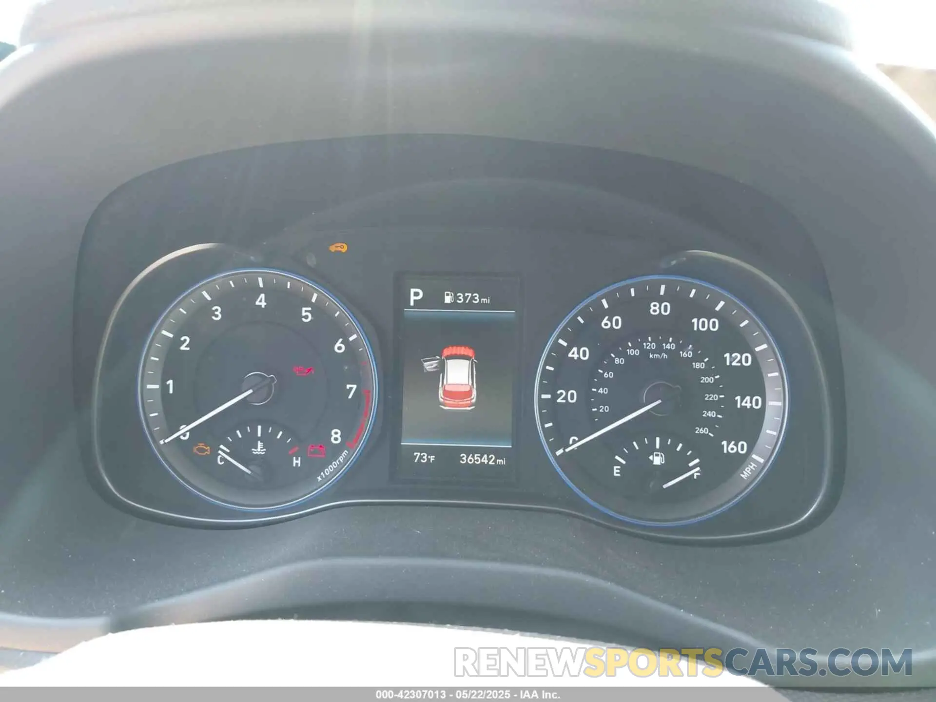 7 fotografías del automóvil dañado KM8K3CA52MU667416 HYUNDAI KONA 2021