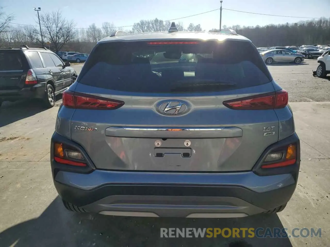 6 fotografías del automóvil dañado KM8K3CA53MU622629 HYUNDAI KONA 2021