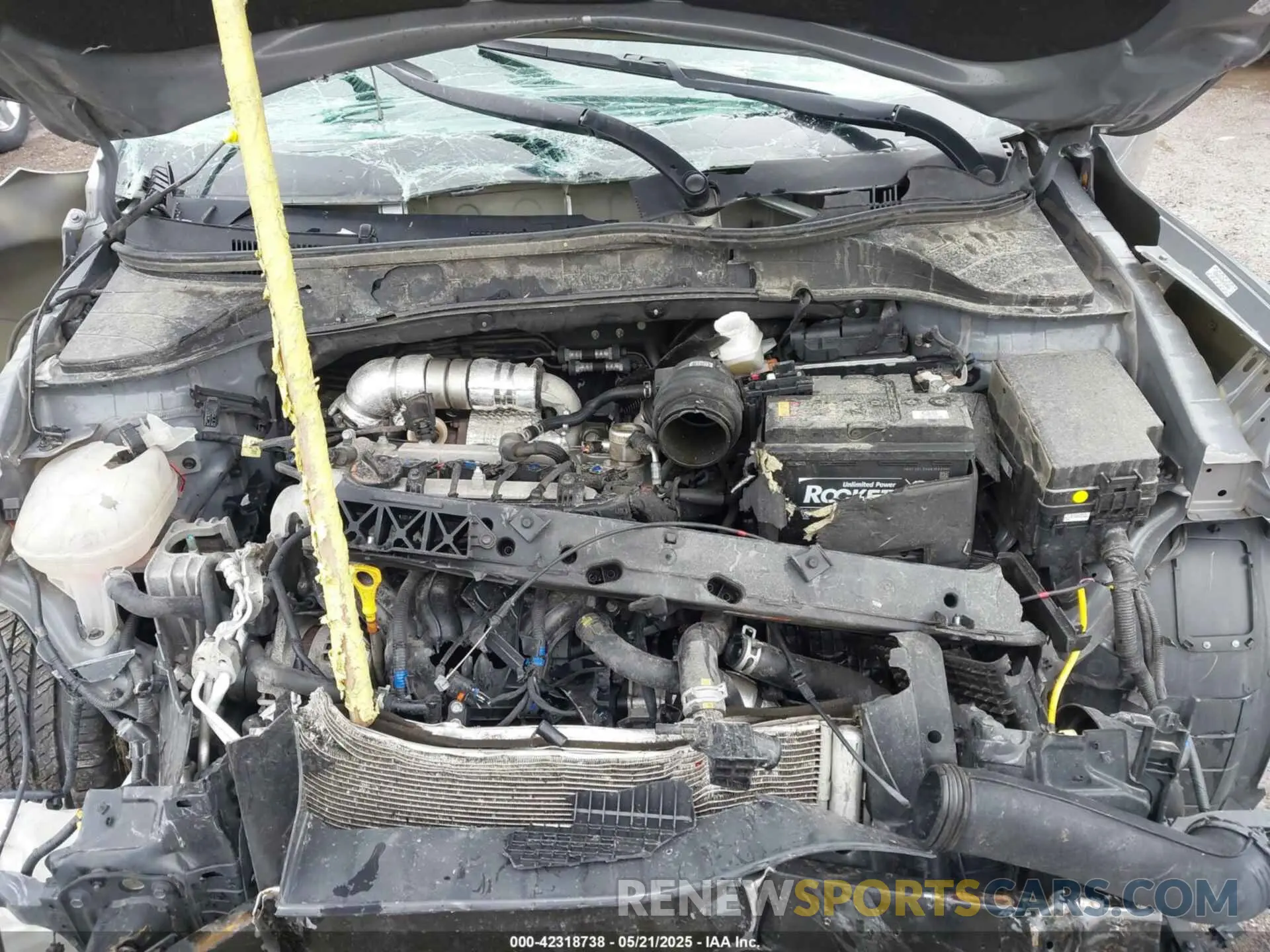 10 fotografías del automóvil dañado KM8K3CA53MU729261 HYUNDAI KONA 2021