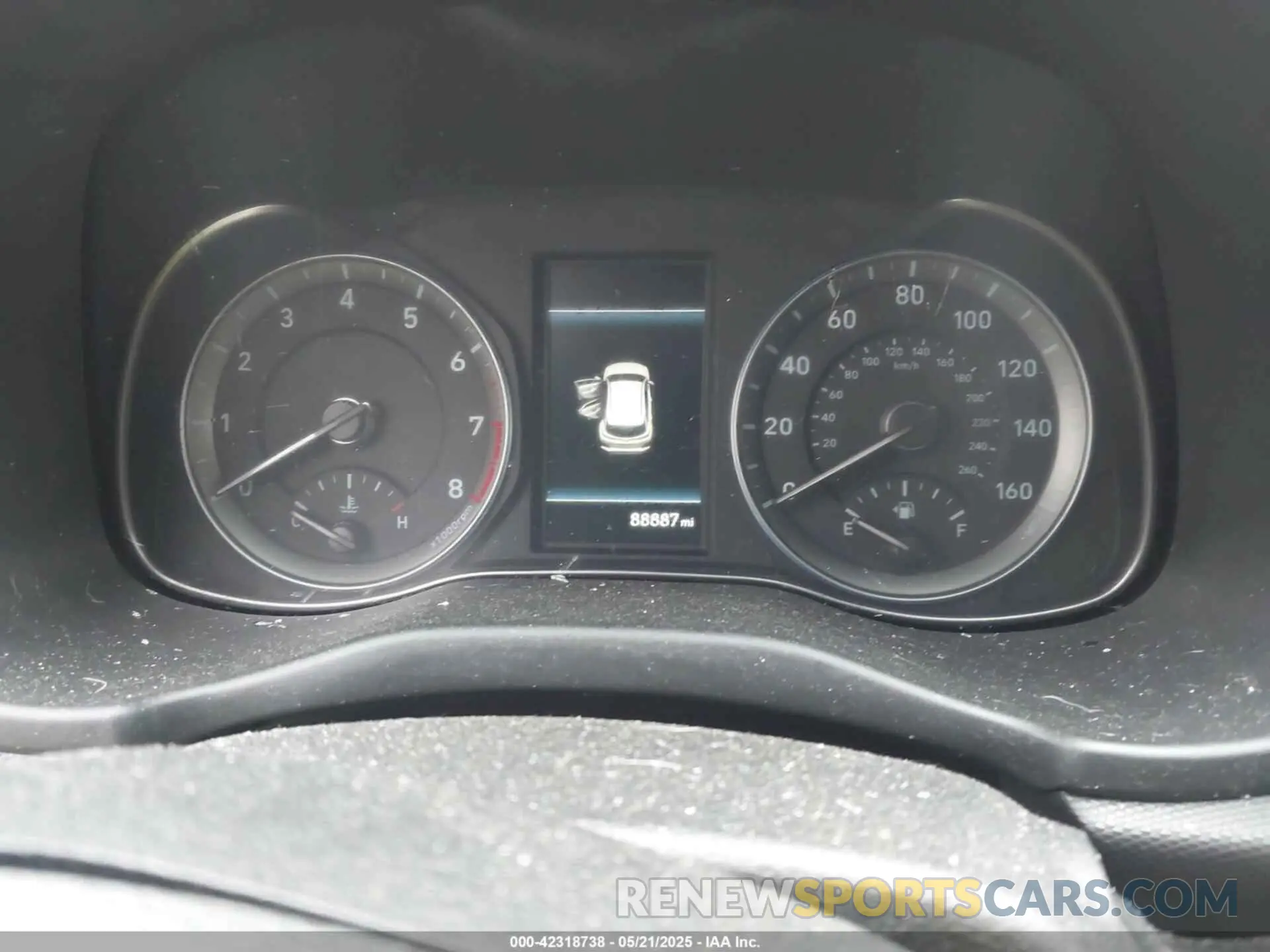 7 fotografías del automóvil dañado KM8K3CA53MU729261 HYUNDAI KONA 2021