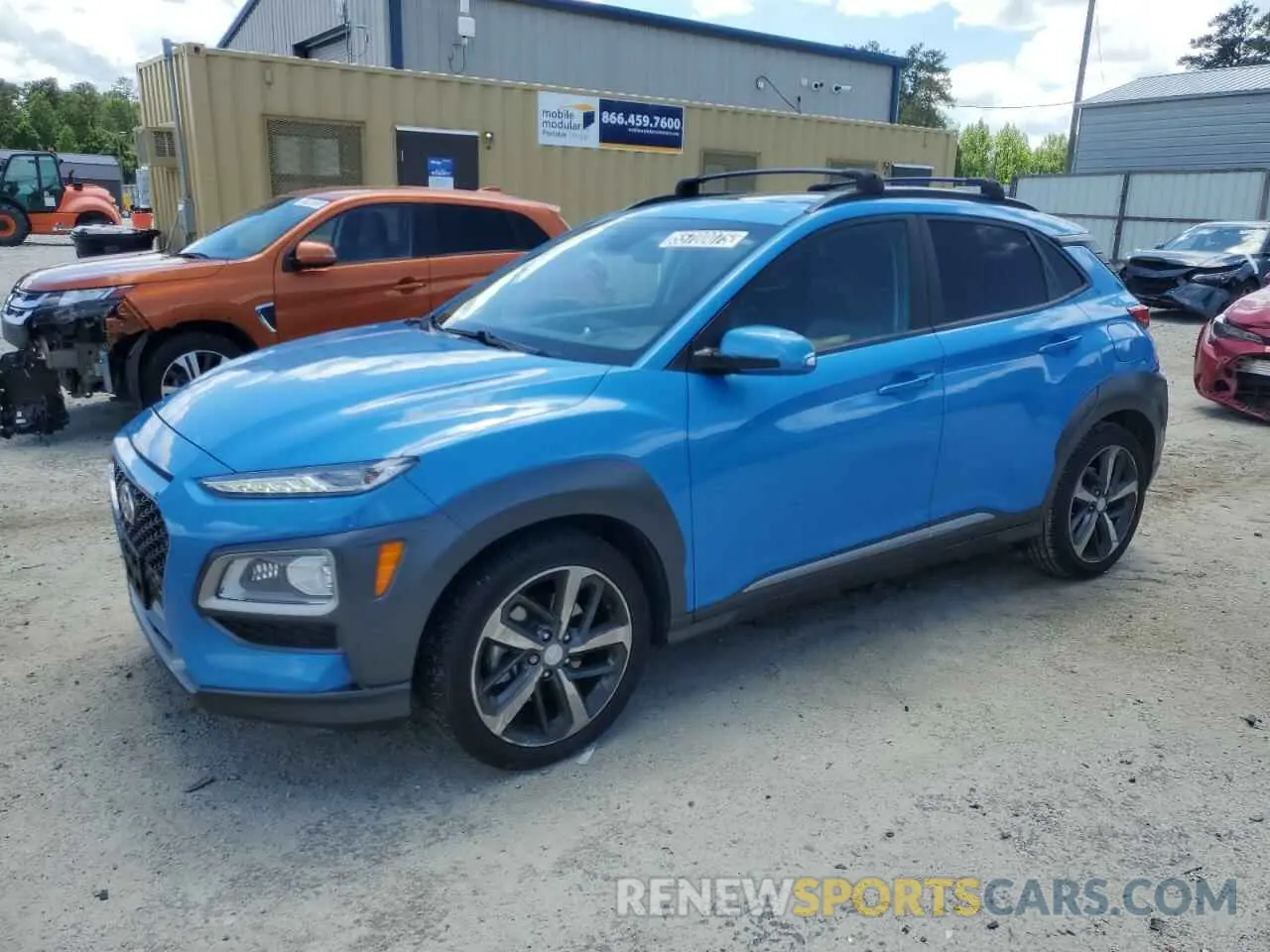1 fotografías del automóvil dañado KM8K53A51MU638712 HYUNDAI KONA 2021