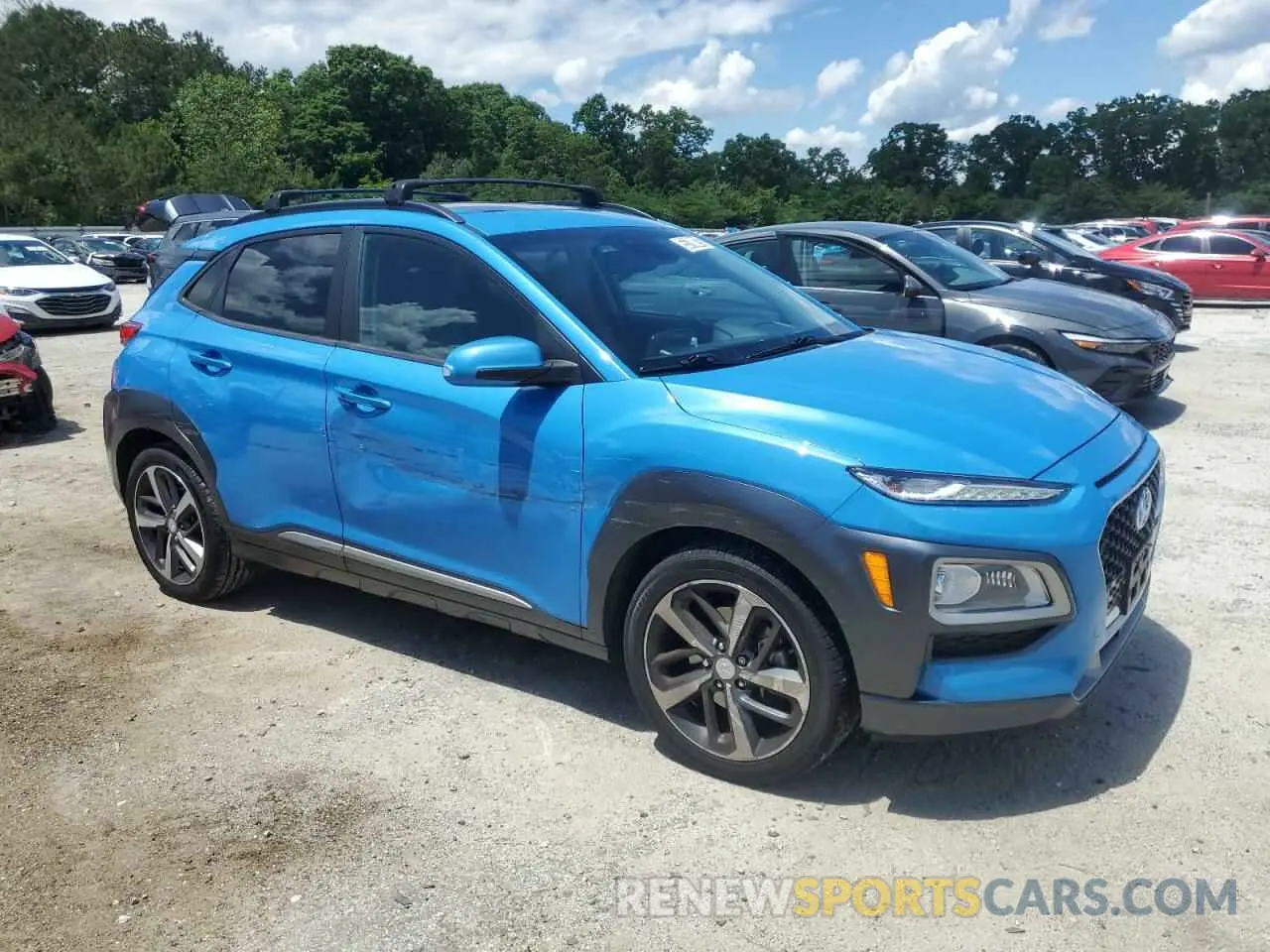 4 fotografías del automóvil dañado KM8K53A51MU638712 HYUNDAI KONA 2021