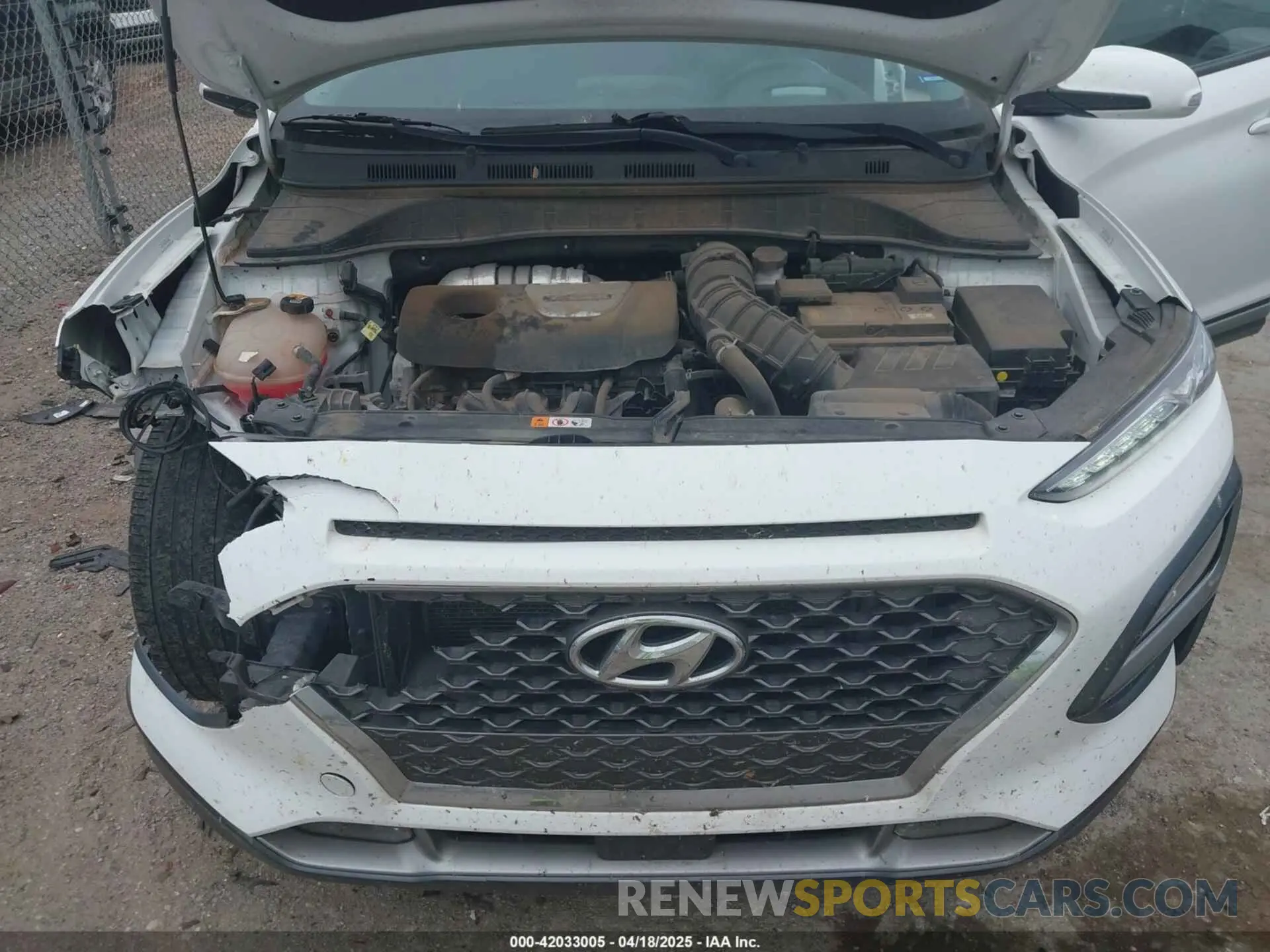 10 fotografías del automóvil dañado KM8K53A57MU715874 HYUNDAI KONA 2021