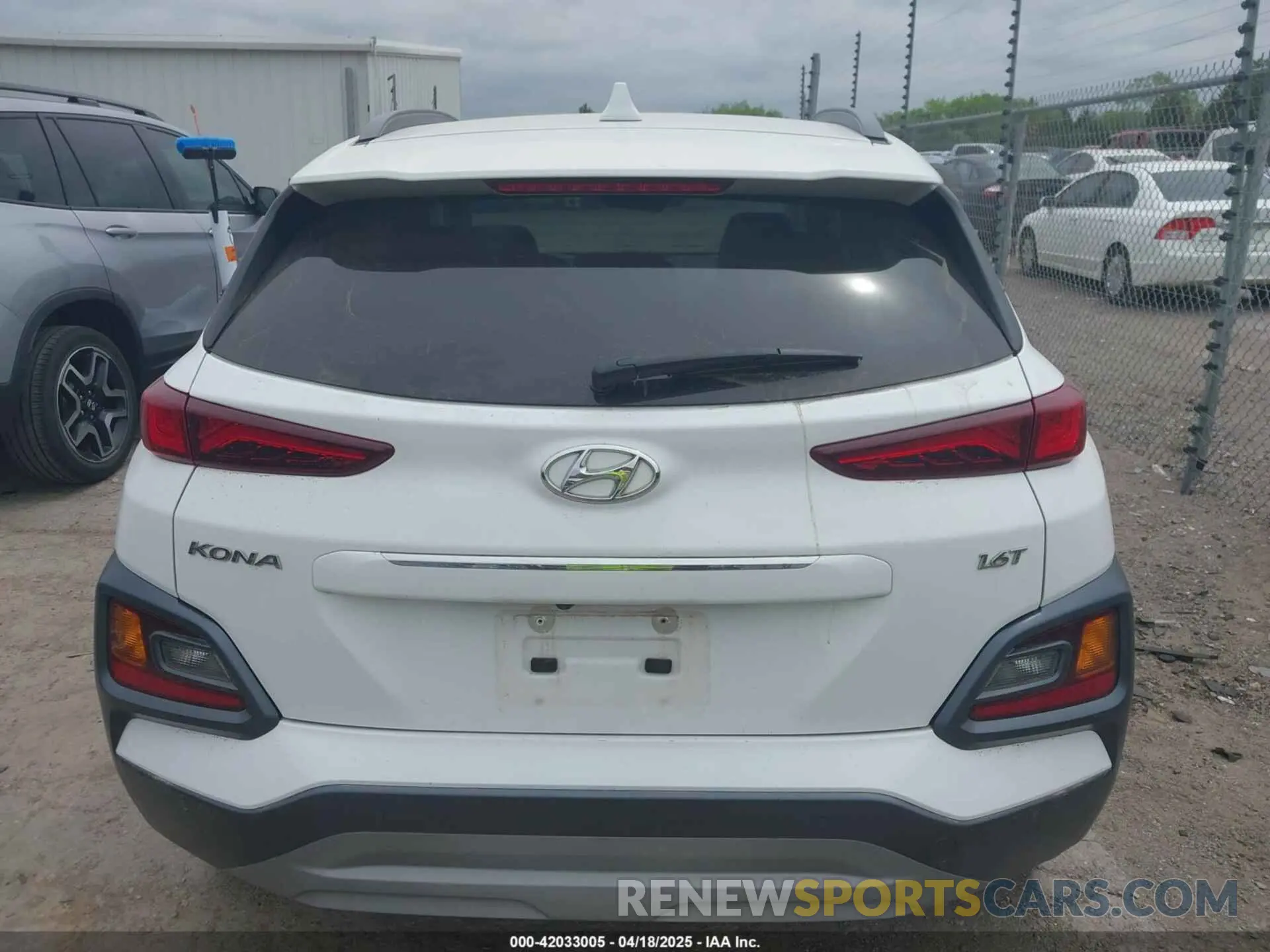 16 fotografías del automóvil dañado KM8K53A57MU715874 HYUNDAI KONA 2021