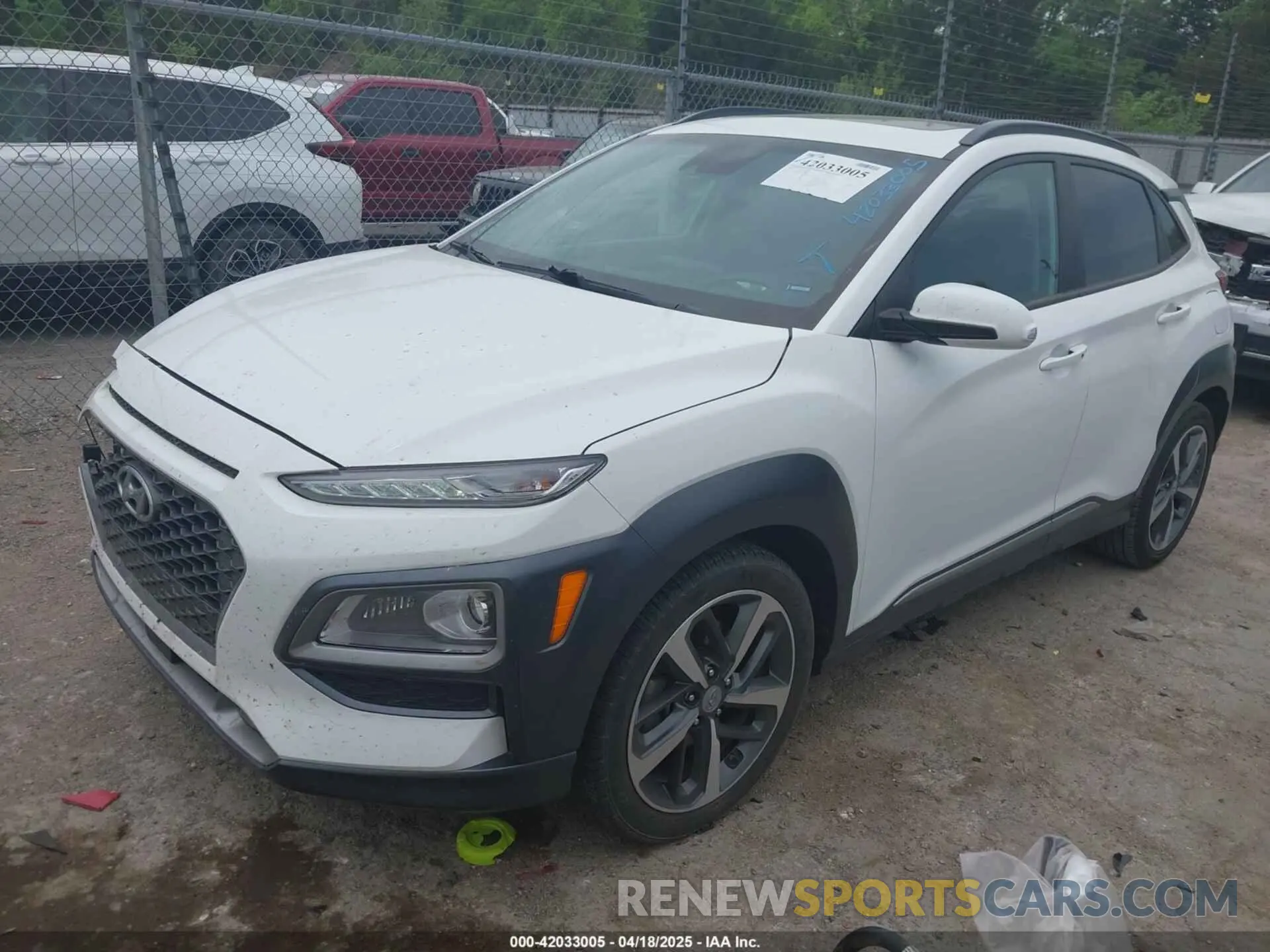 2 fotografías del automóvil dañado KM8K53A57MU715874 HYUNDAI KONA 2021
