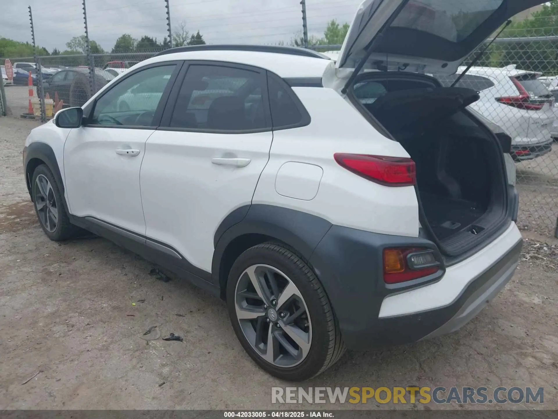3 fotografías del automóvil dañado KM8K53A57MU715874 HYUNDAI KONA 2021