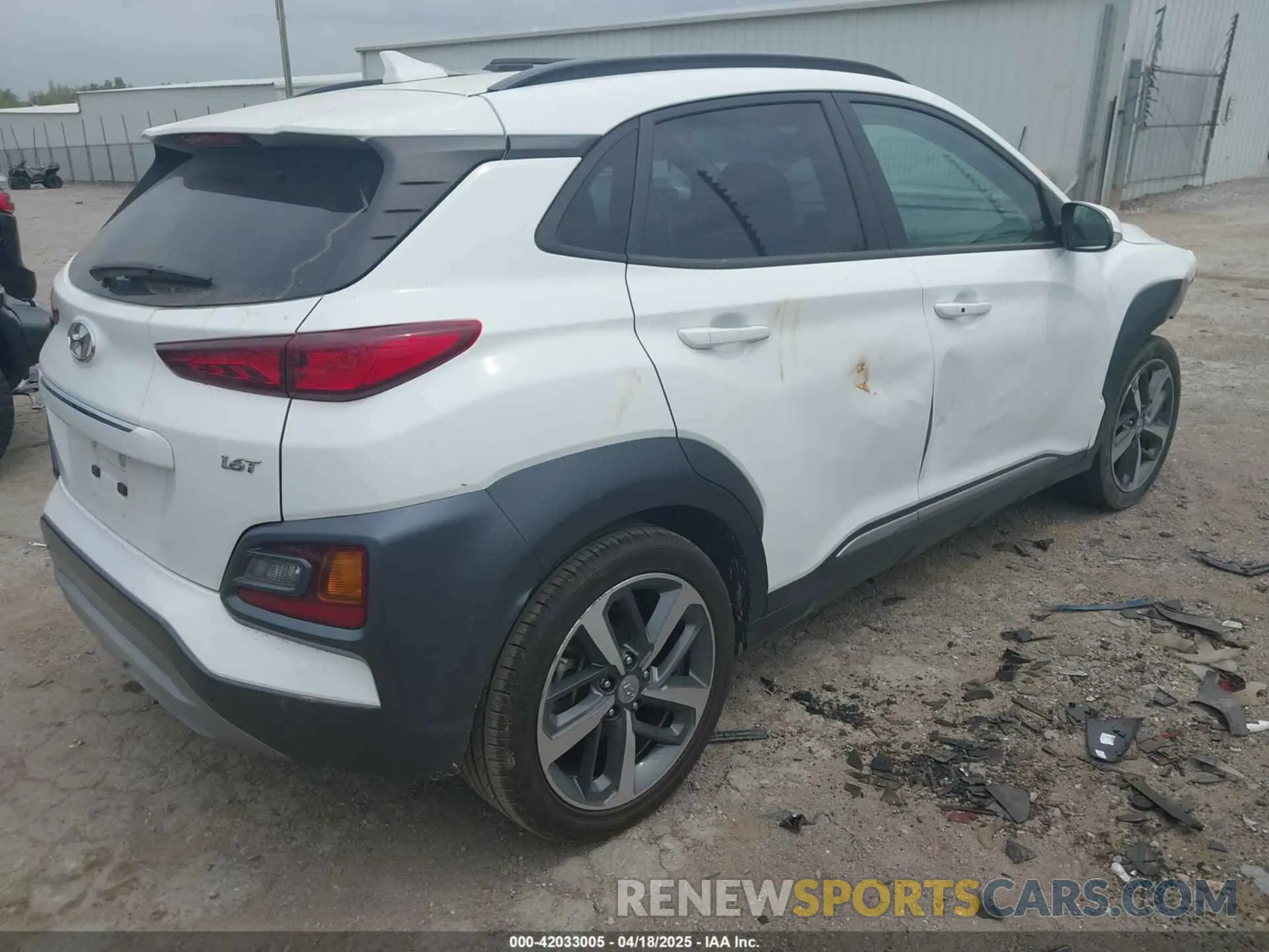 4 fotografías del automóvil dañado KM8K53A57MU715874 HYUNDAI KONA 2021