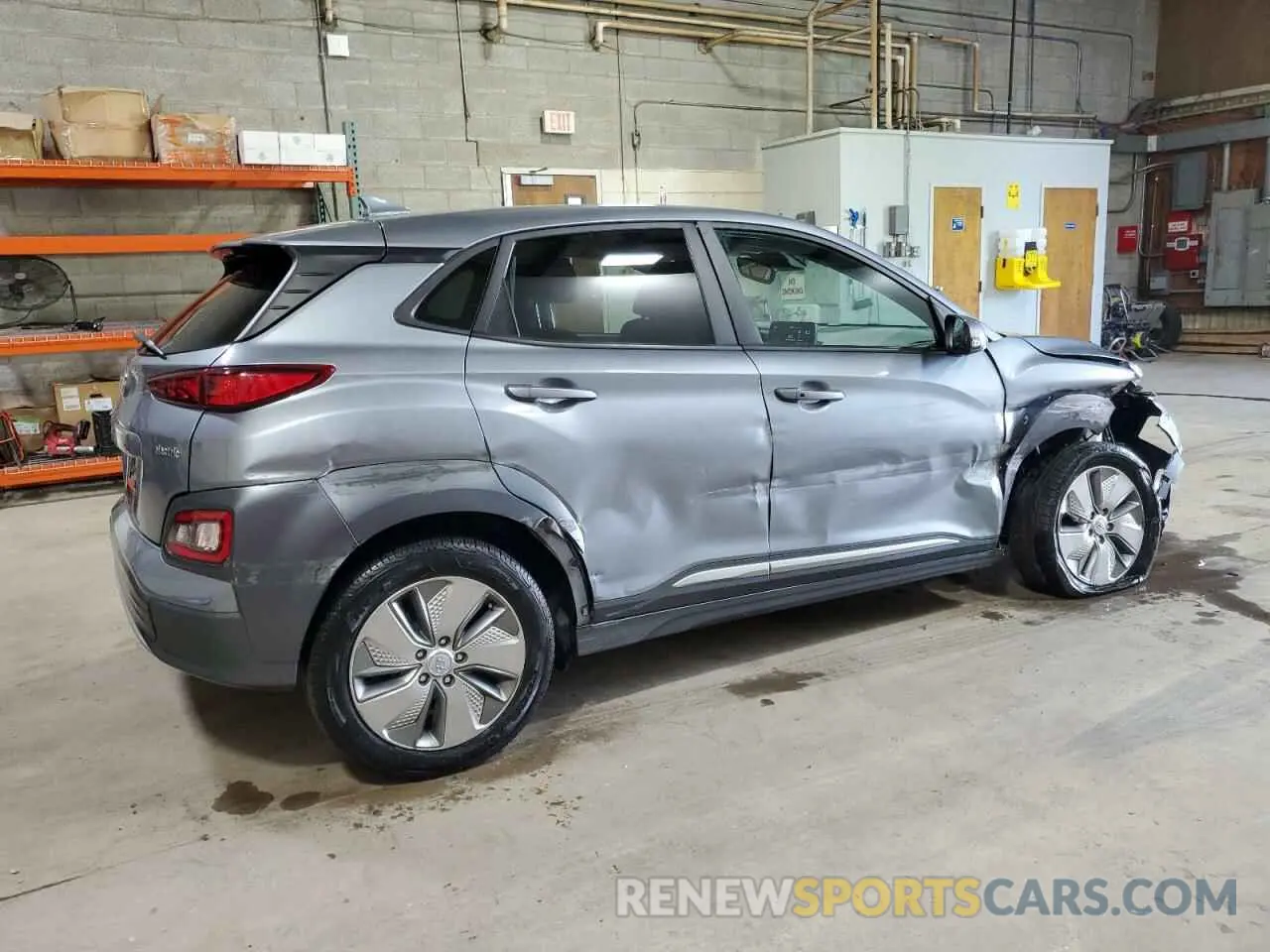 3 fotografías del automóvil dañado KM8K53AG0MU127493 HYUNDAI KONA 2021