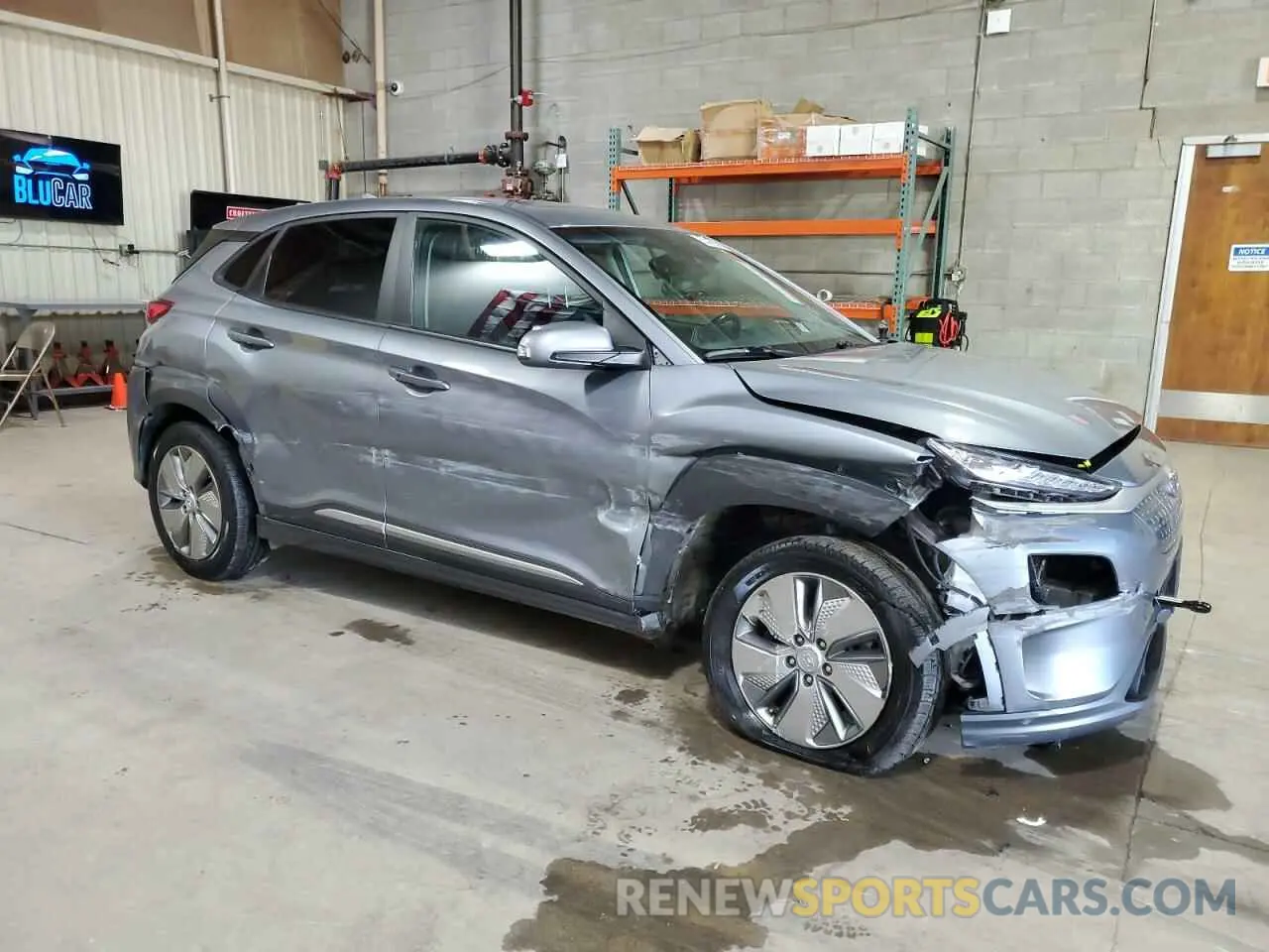 4 fotografías del automóvil dañado KM8K53AG0MU127493 HYUNDAI KONA 2021