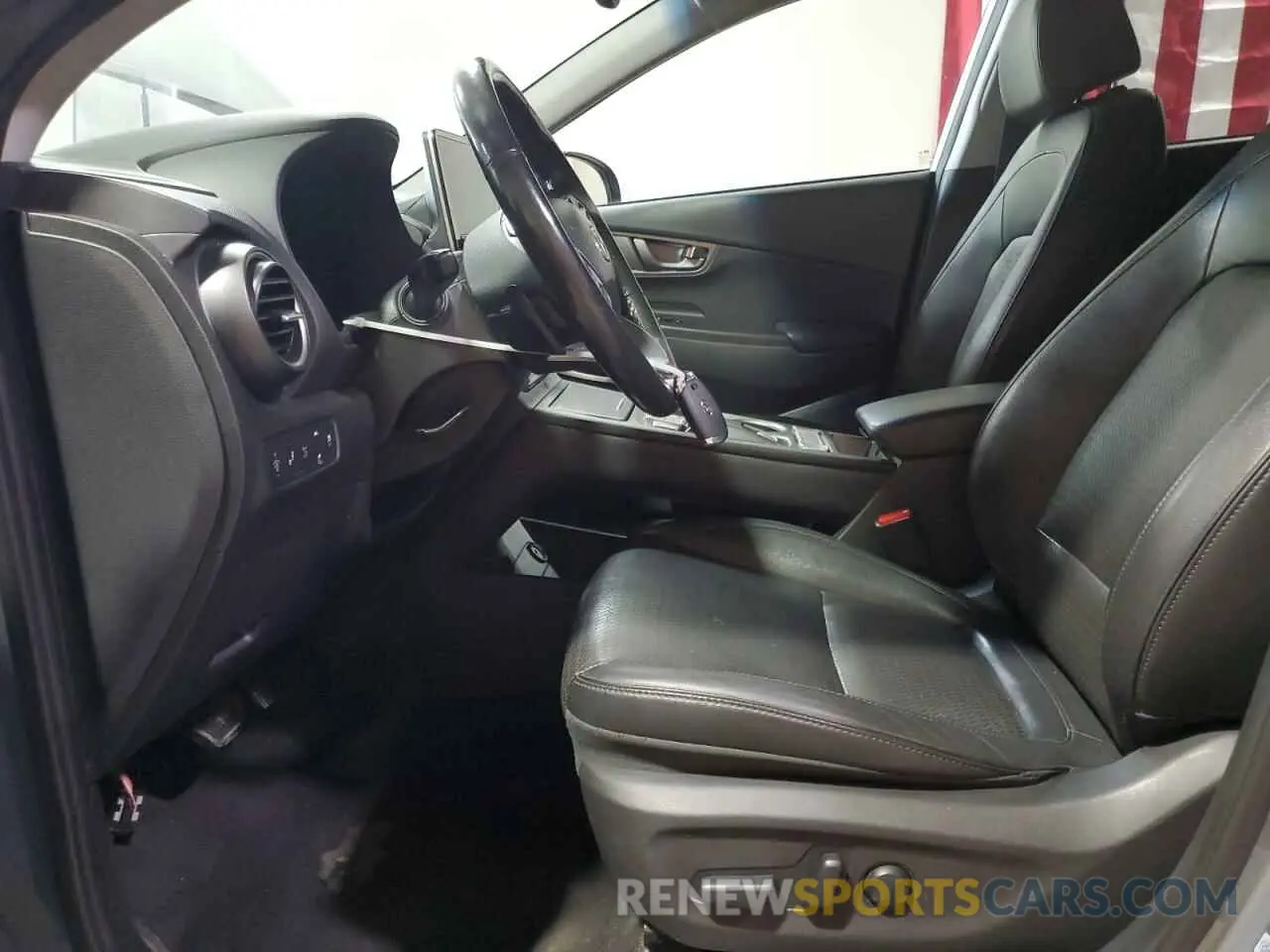 7 fotografías del automóvil dañado KM8K53AG0MU127493 HYUNDAI KONA 2021