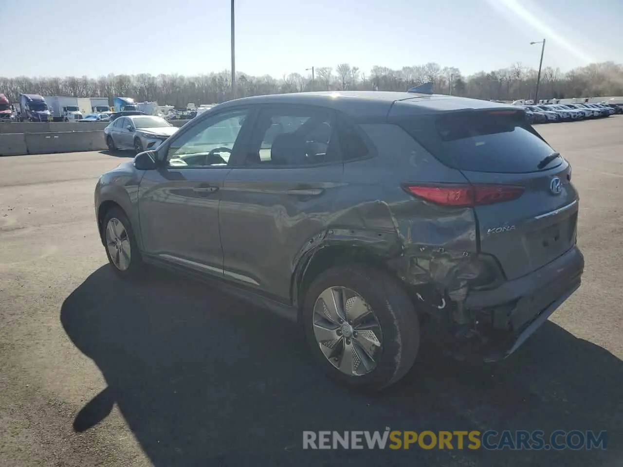 2 fotografías del automóvil dañado KM8K53AG3MU127052 HYUNDAI KONA 2021