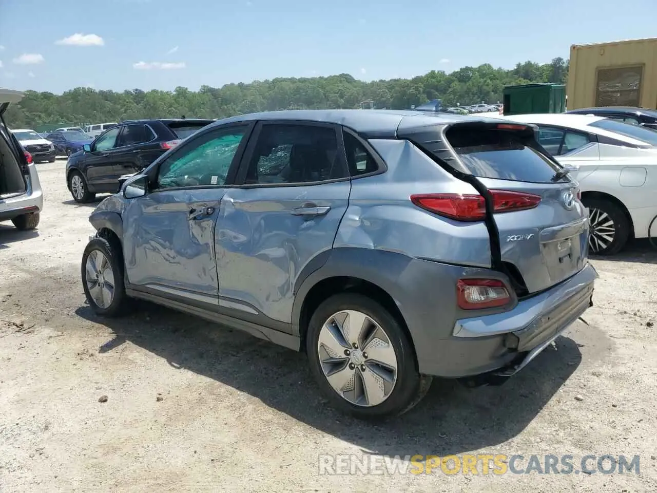 2 fotografías del automóvil dañado KM8K53AG4MU125424 HYUNDAI KONA 2021