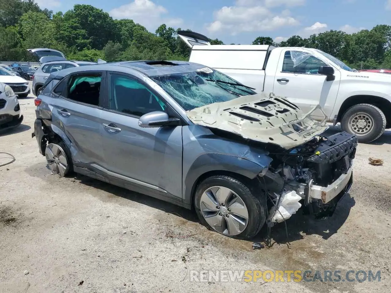 4 fotografías del automóvil dañado KM8K53AG4MU125424 HYUNDAI KONA 2021