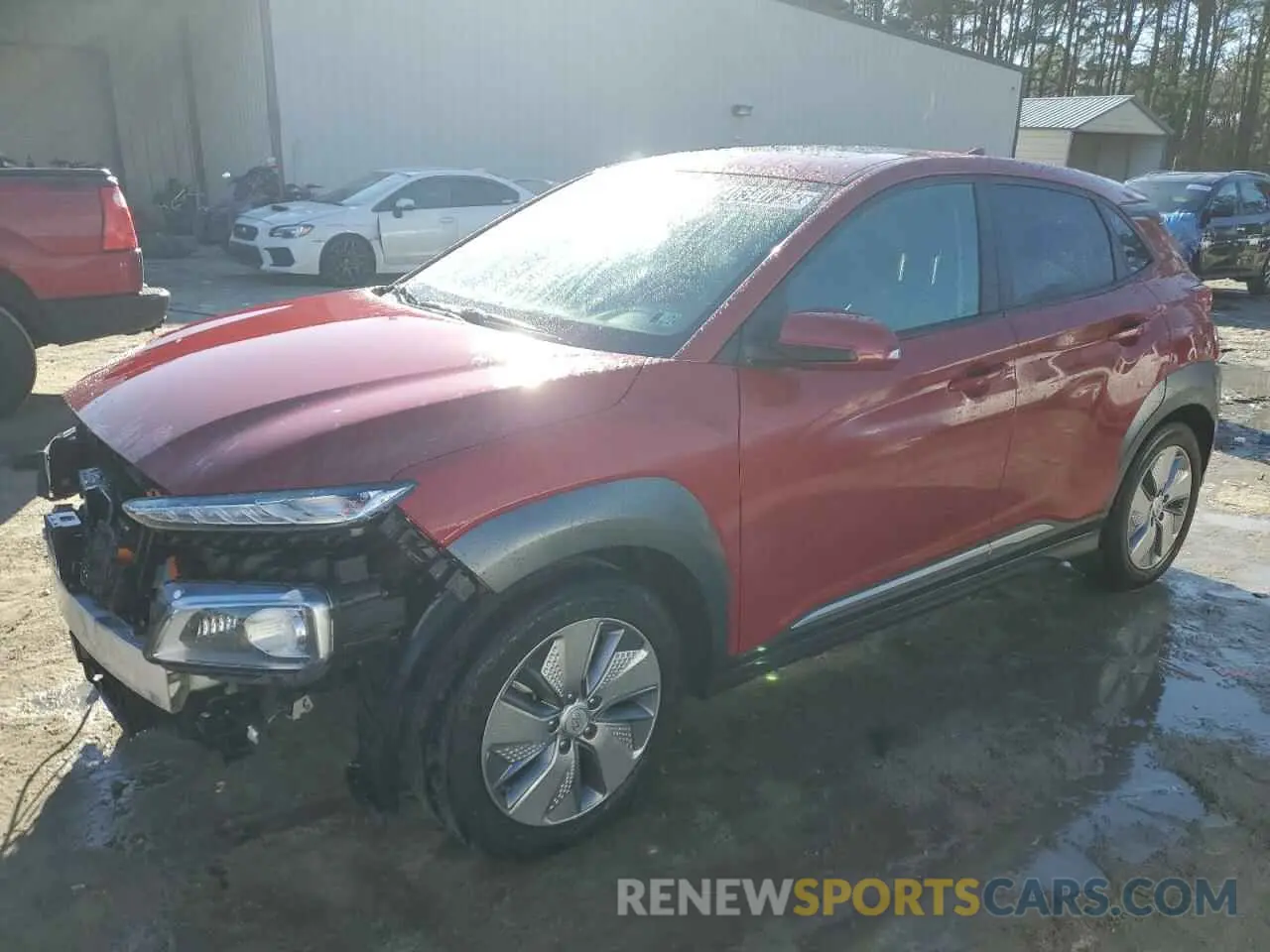 1 fotografías del automóvil dañado KM8K53AG9MU125581 HYUNDAI KONA 2021