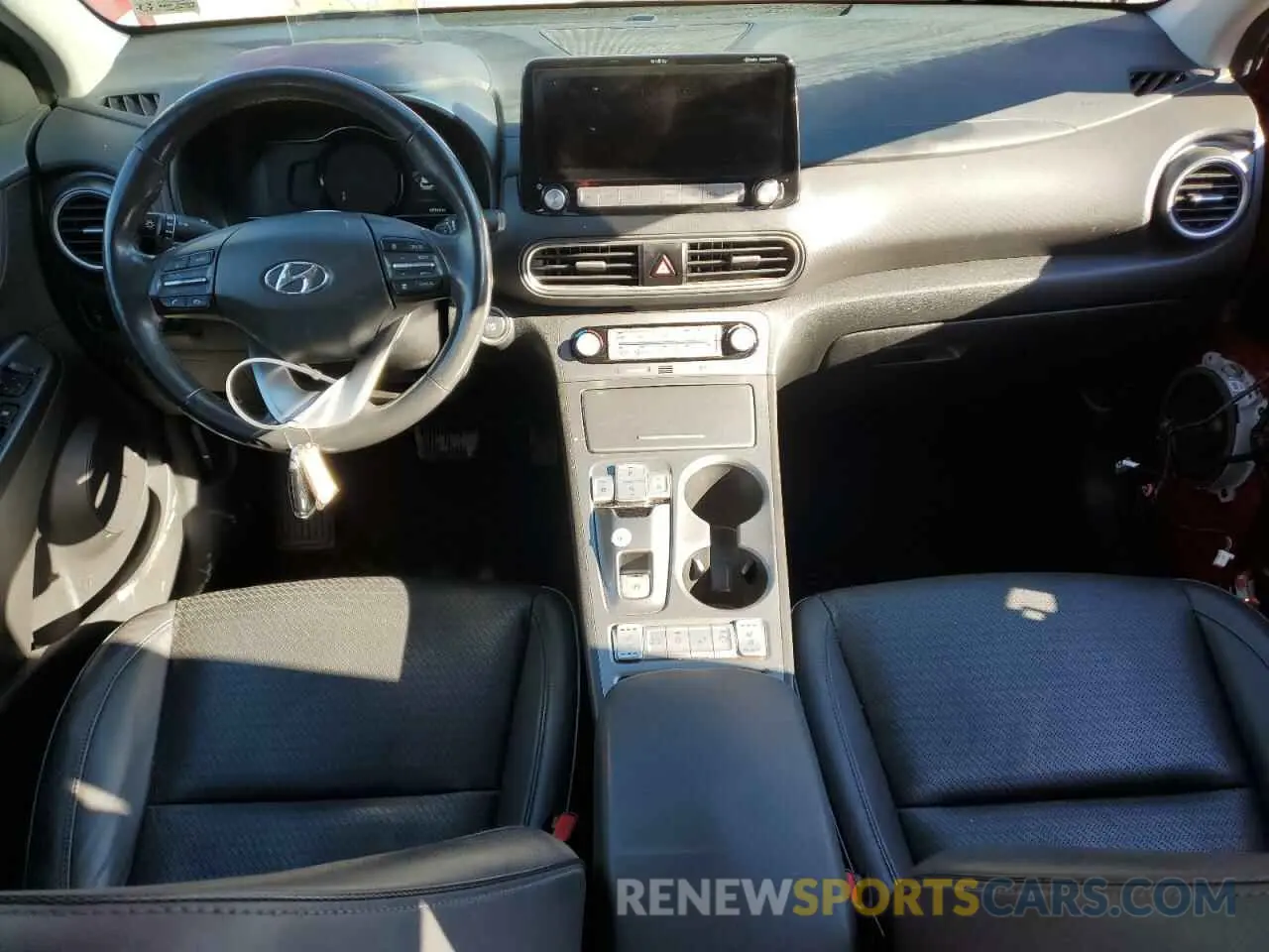 8 fotografías del automóvil dañado KM8K53AG9MU125581 HYUNDAI KONA 2021